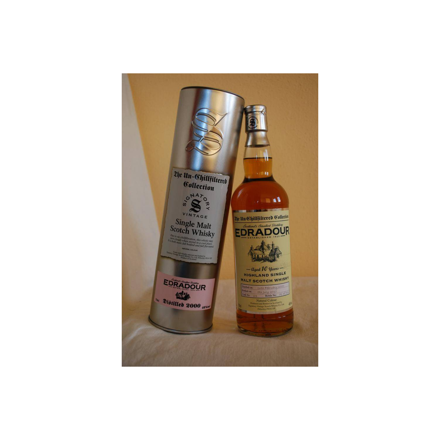 Edradour The Un-Chillfiltered Collection 2000 10 Years Single Malt Whisky