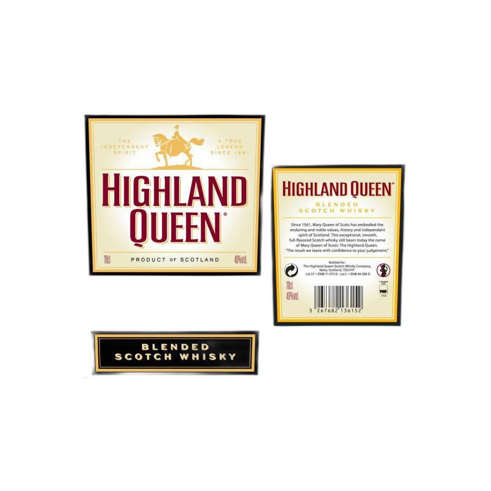 Highland Queen Blended Scotch Whisky HQSW 3
