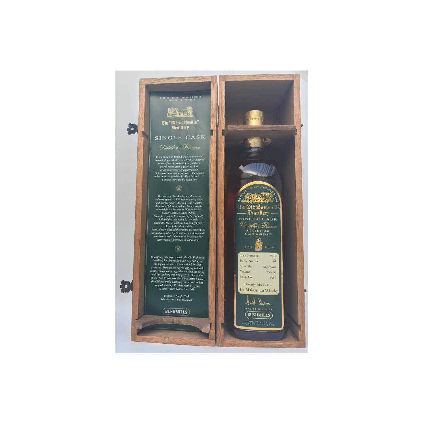 Bushmills 1986 Single Malt Whisky 2