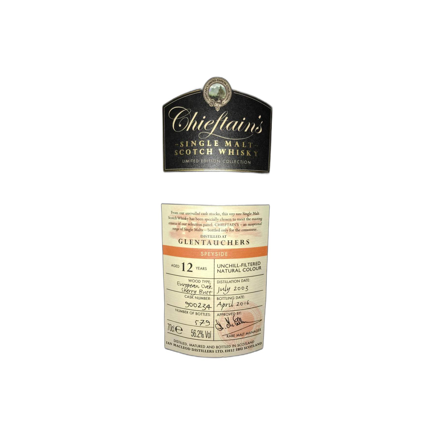 Glentauchers 2003 12 Years Single Malt Whisky 2