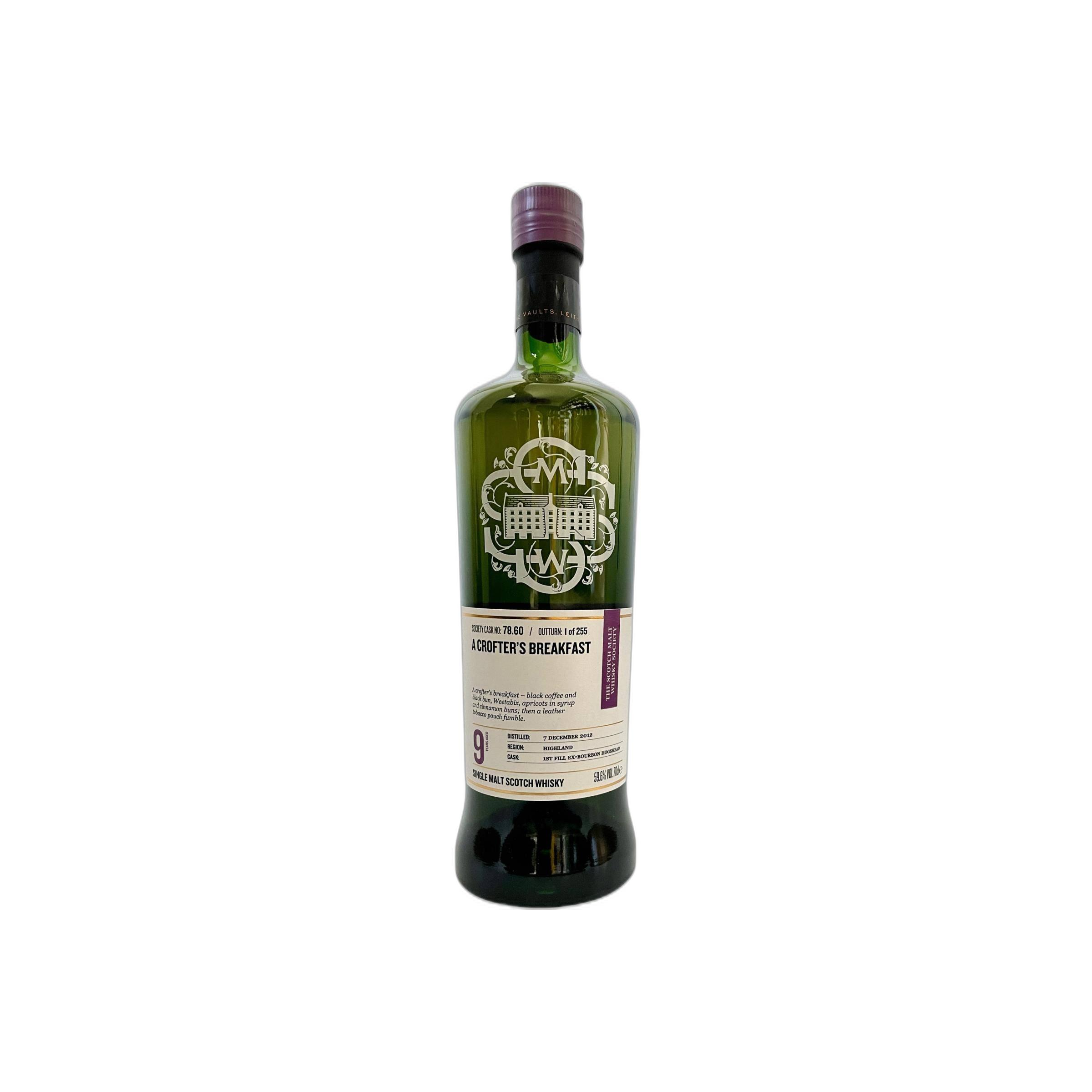 The Scotch Malt Whisky Society 2012 9 Years Single Malt Whisky