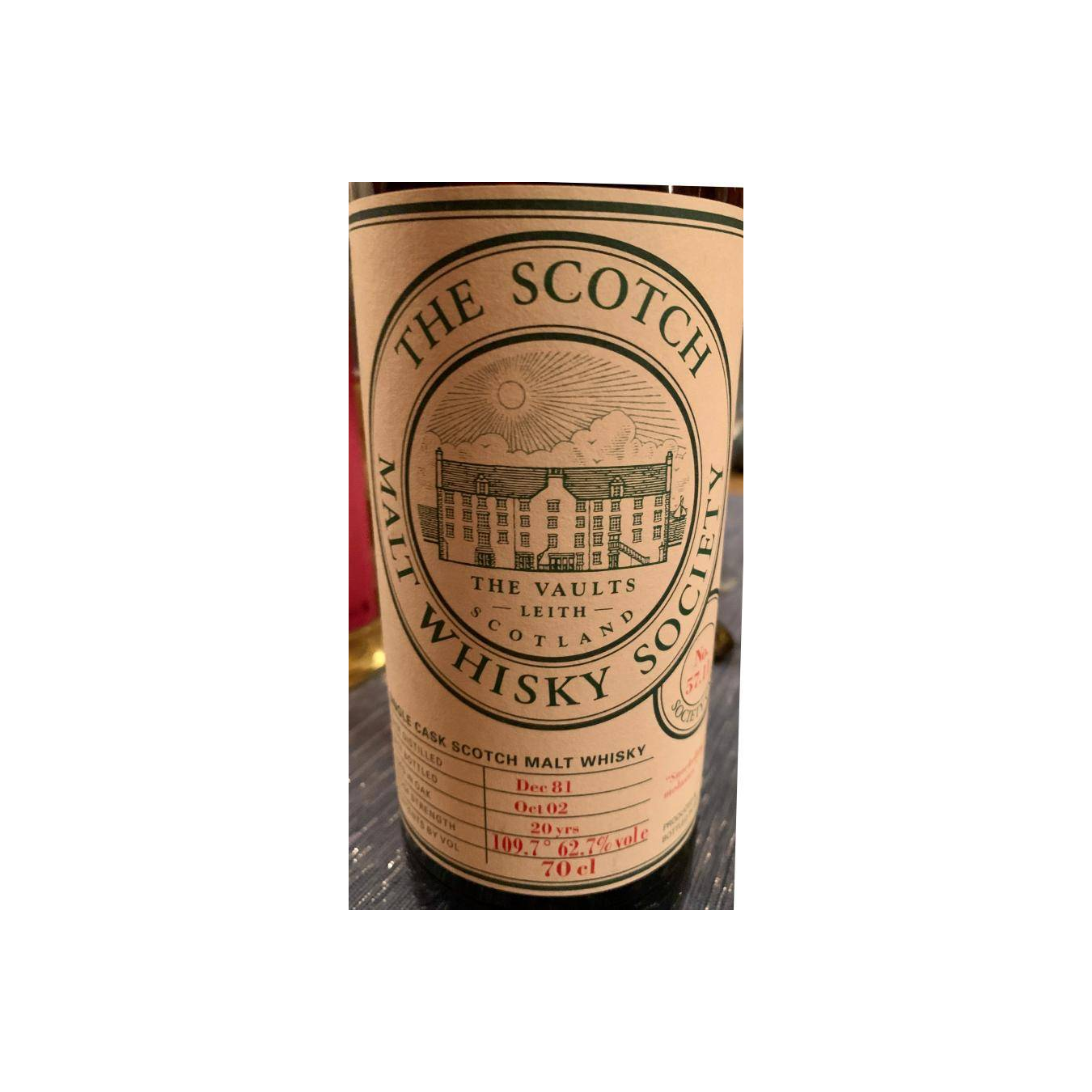 The Scotch Malt Whisky Society 1981 20 Years Single Malt Whisky