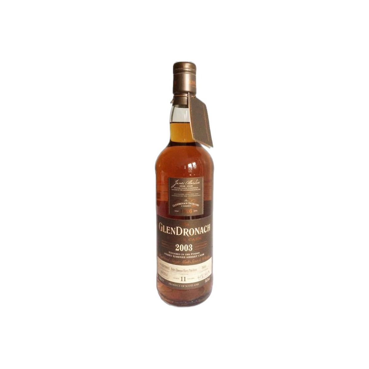 GlenDronach Single Cask 2003 11 Years Single Malt Whisky