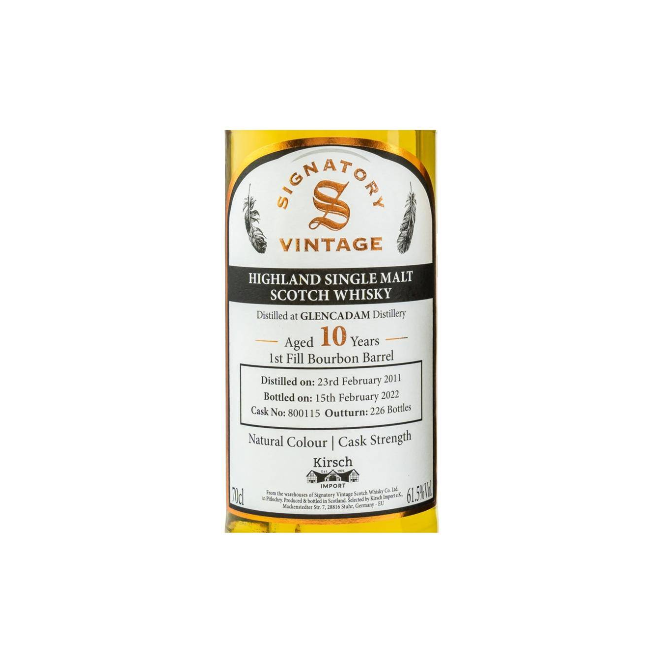 Glencadam 2011 10 Years Single Malt Whisky 2