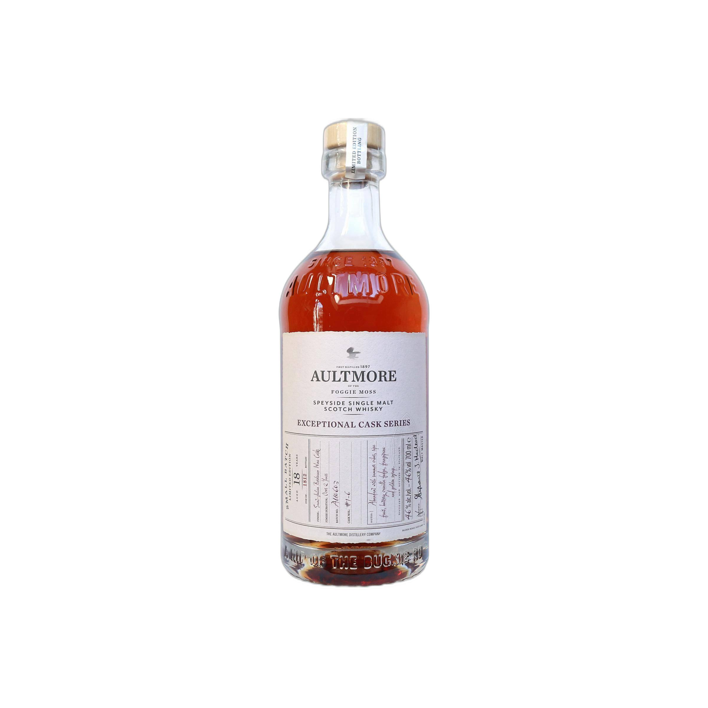 Aultmore 18 Years Single Malt Whisky