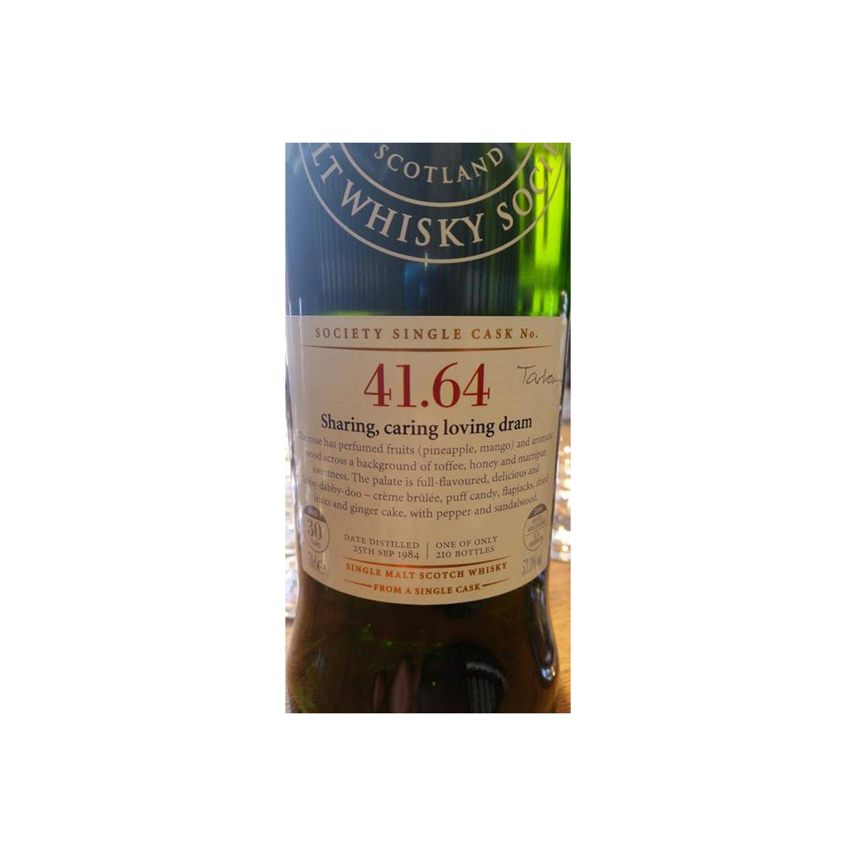 The Scotch Malt Whisky Society 1984 30 Years Single Malt Whisky 2