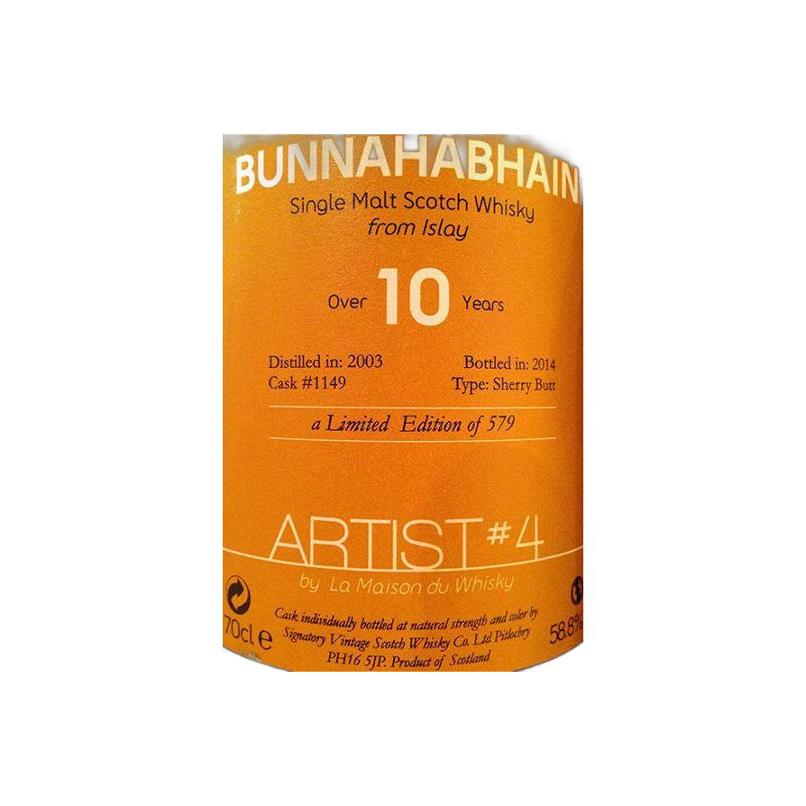 Bunnahabhain 2003 10 Years Single Malt Whisky 2