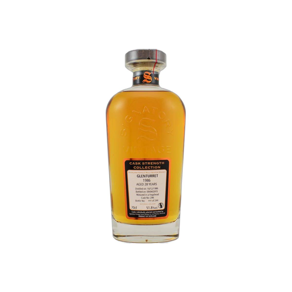 The Glenturret Cask Strength Collection 1986 28 Years Single Malt Whisky