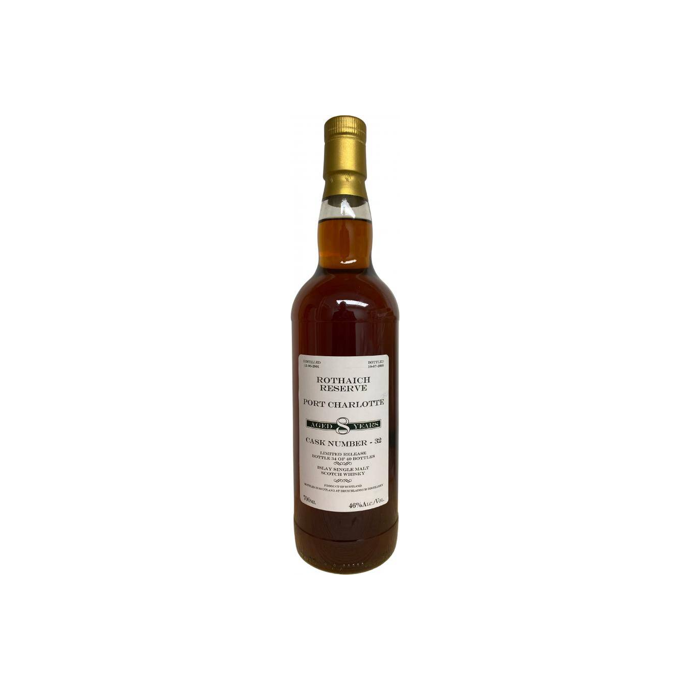 Port Charlotte 2001 8 Years Single Malt Whisky