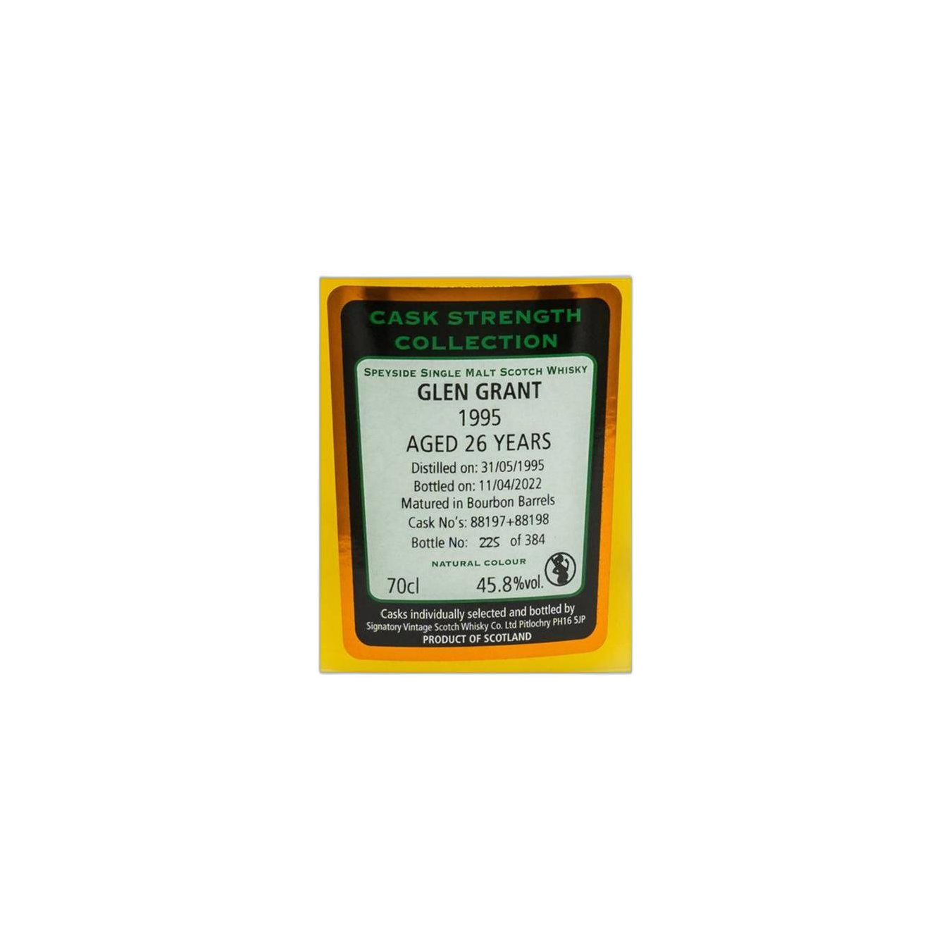 Glen Grant Cask Strength Collection 1995 26 Years Single Malt Whisky 3