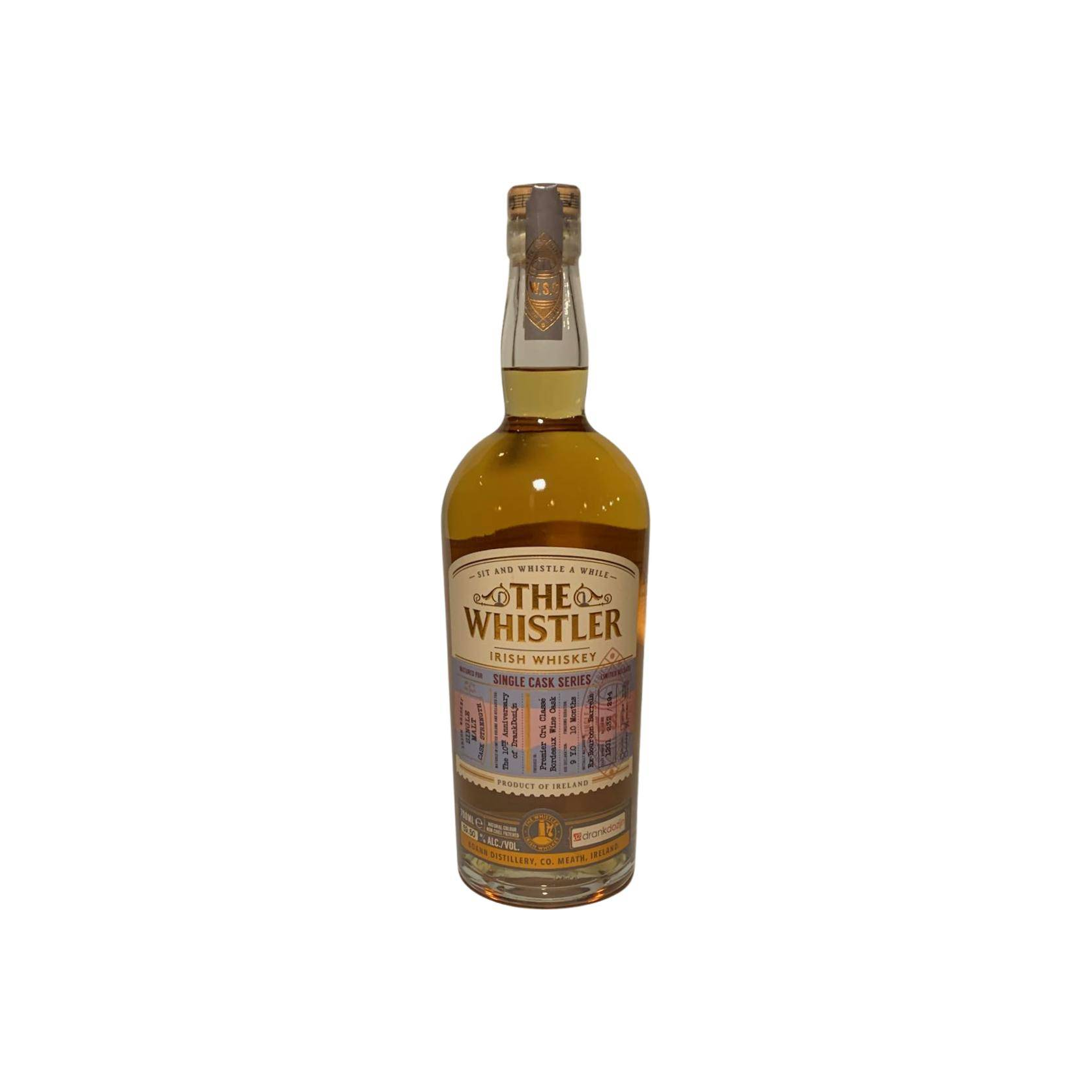 The Whistler Irish Whiskey BoD