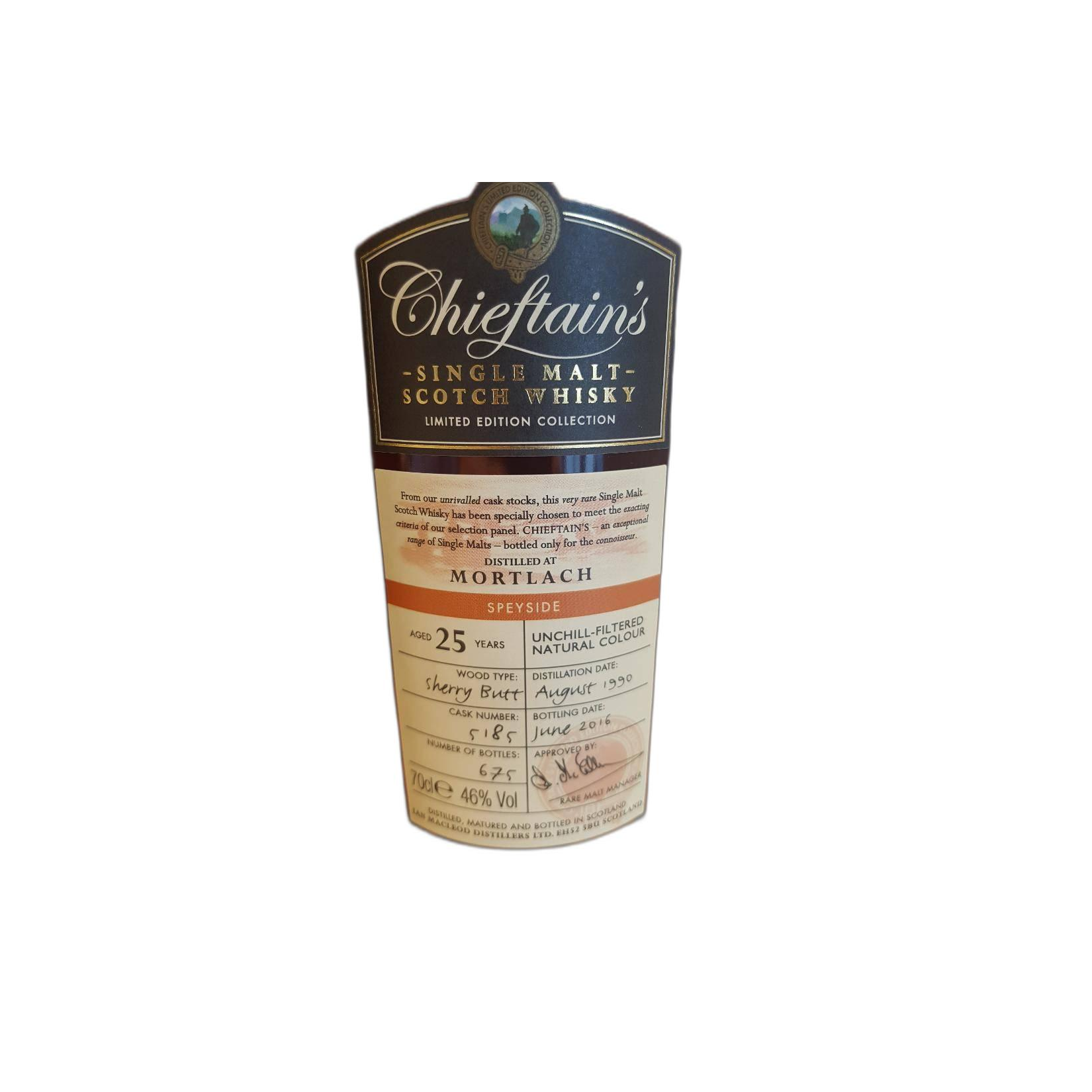 Mortlach 1990 25 Years Single Malt Whisky 3