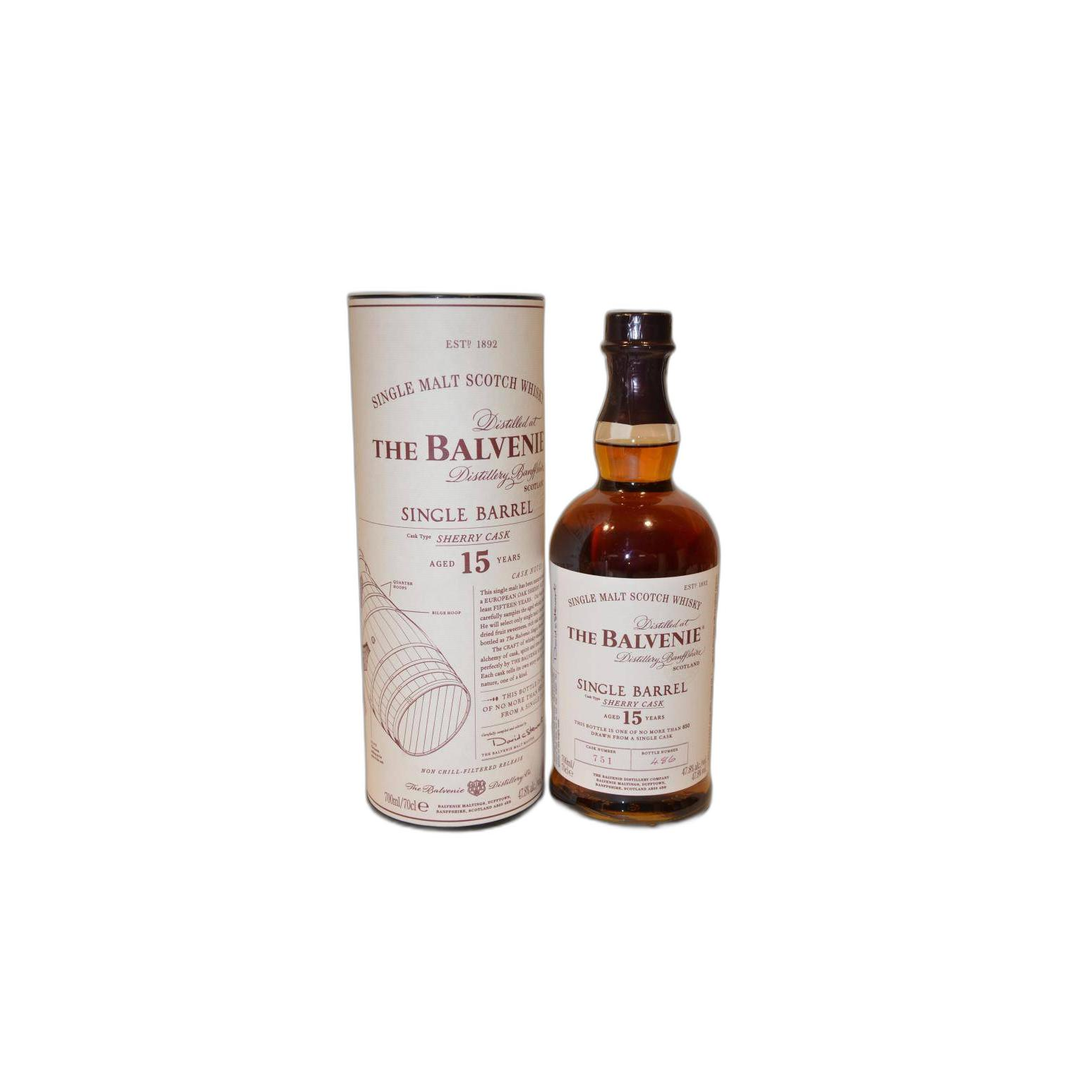 The Balvenie 15 Years Single Malt Whisky 2
