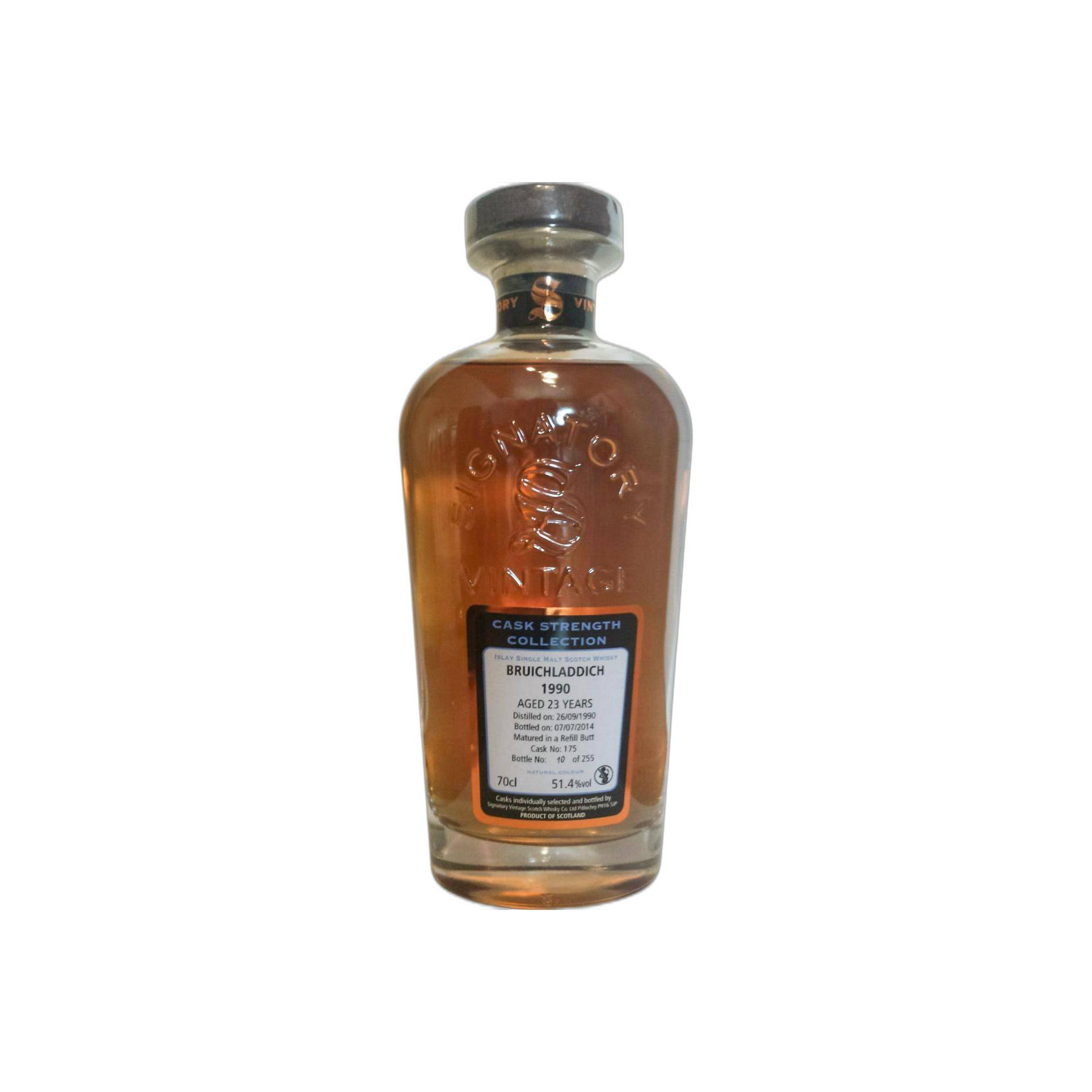 Bruichladdich Cask Strength Collection 1990 23 Years Single Malt Whisky