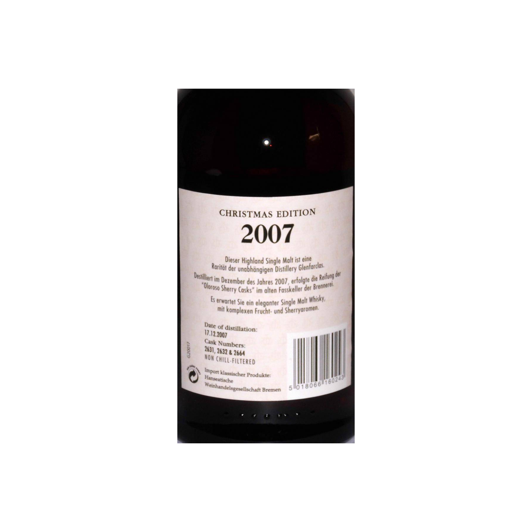 Glenfarclas 2007 8 Years Single Malt Whisky 3
