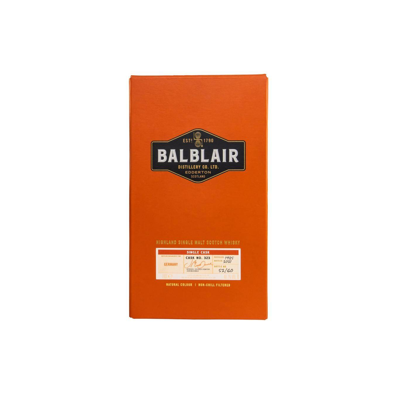 Balblair Single Cask 1985 36 Years Single Malt Whisky 3