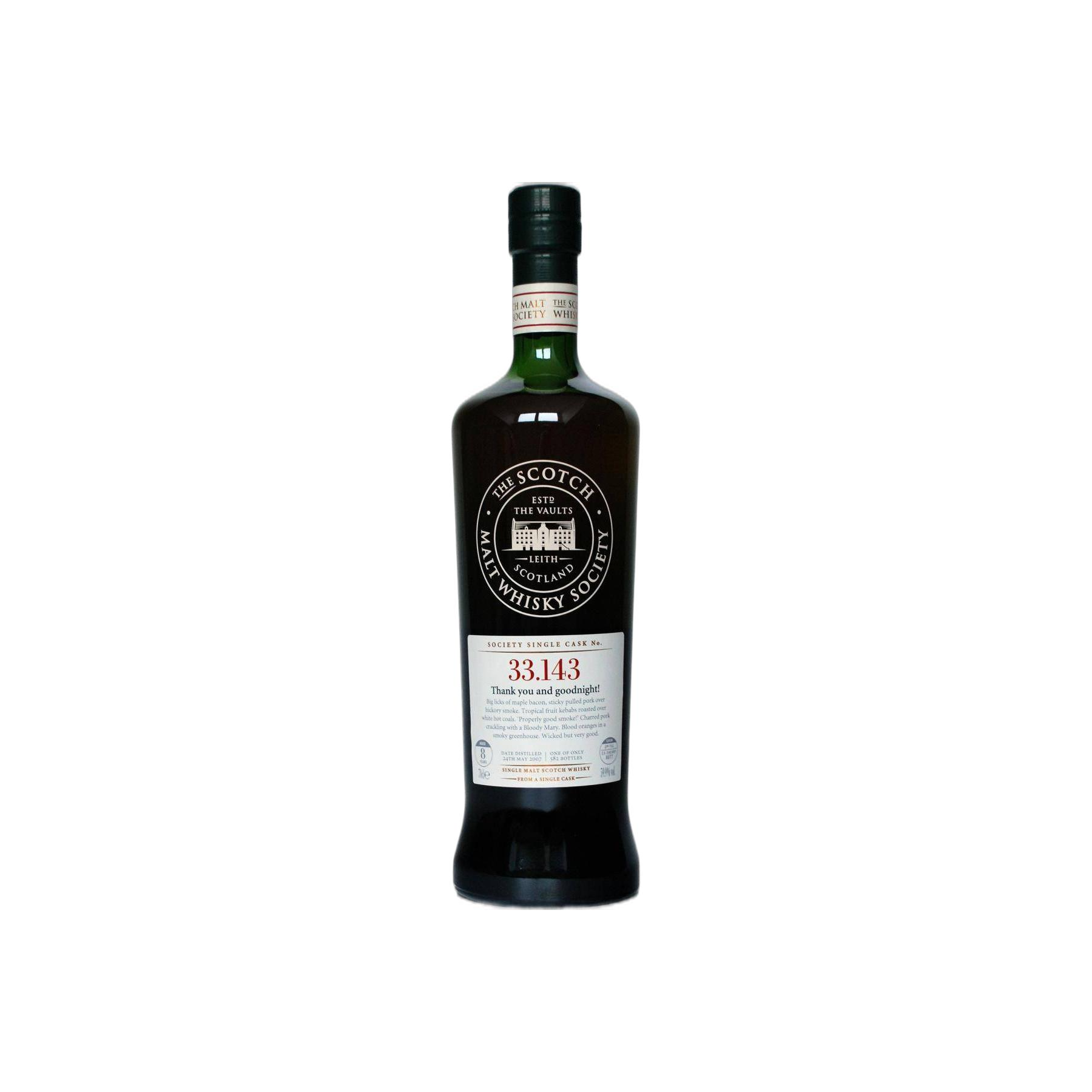 The Scotch Malt Whisky Society 2007 8 Years Single Malt Whisky