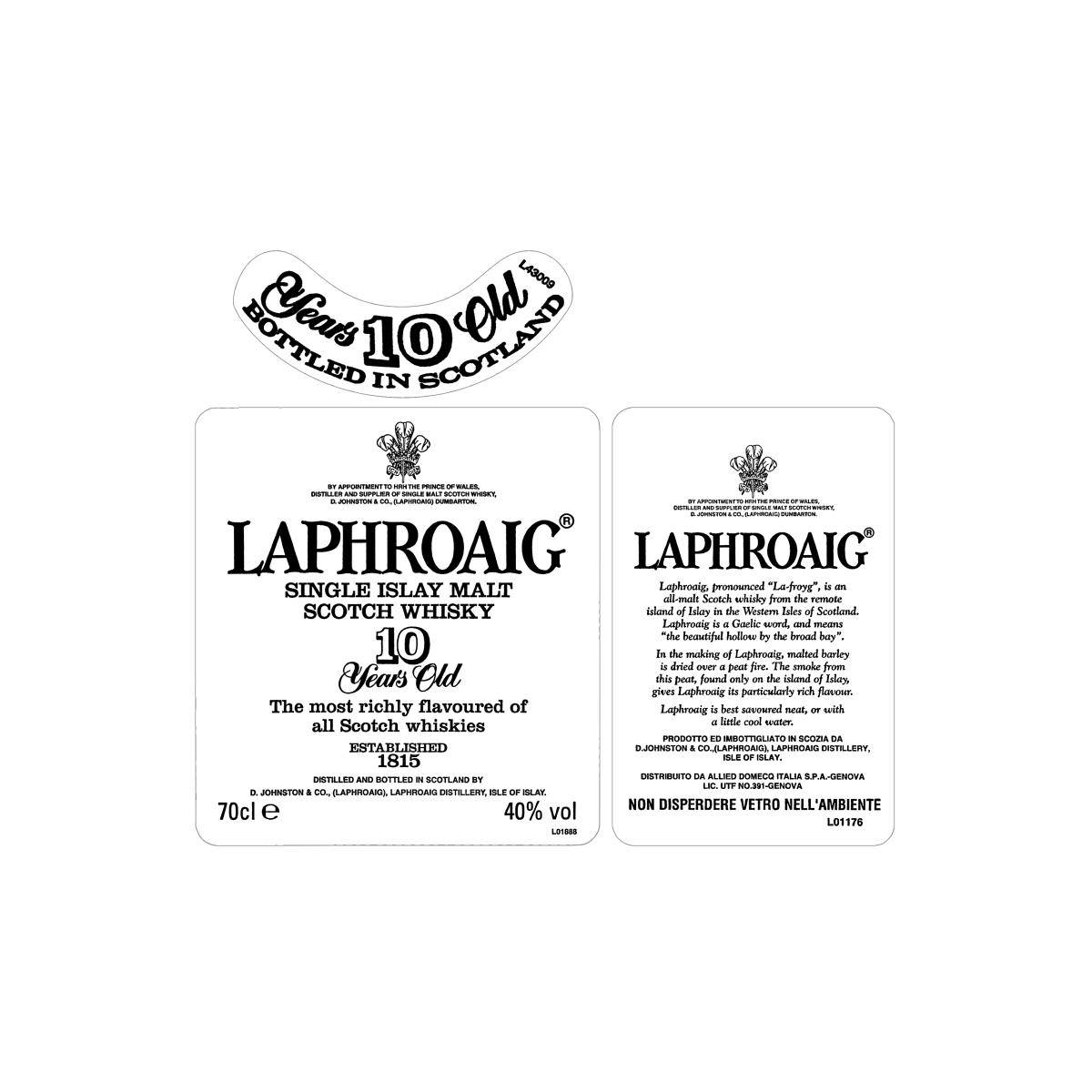 Laphroaig 10 Years Single Malt Whisky 3