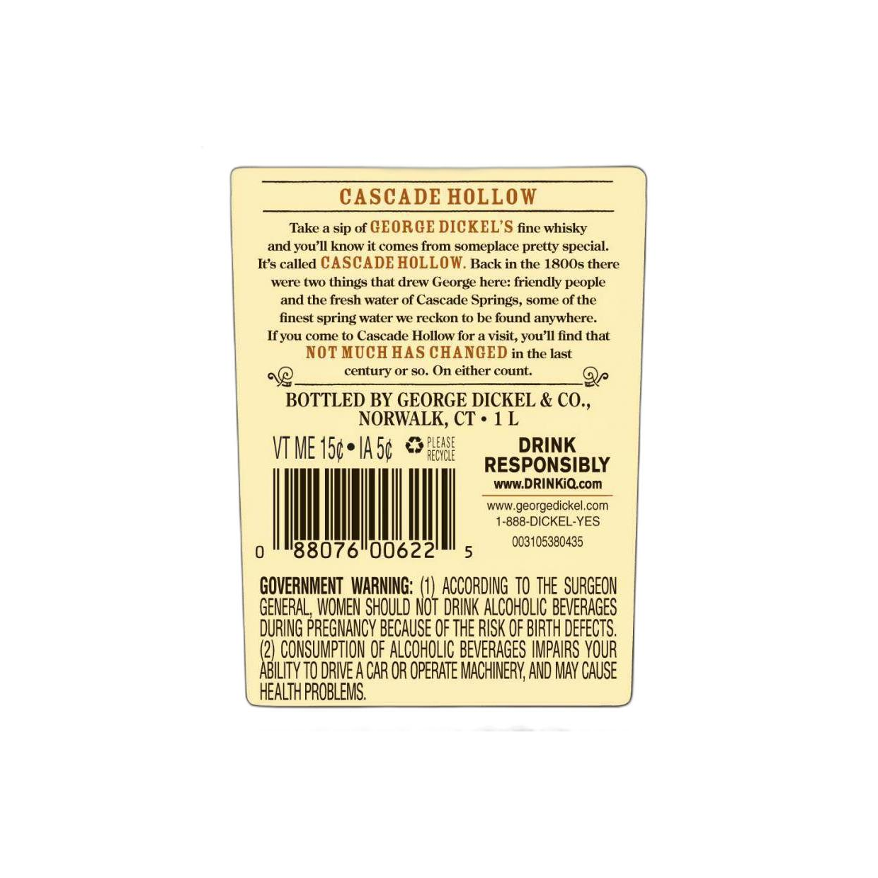 George Dickel Tennessee Whisky  3