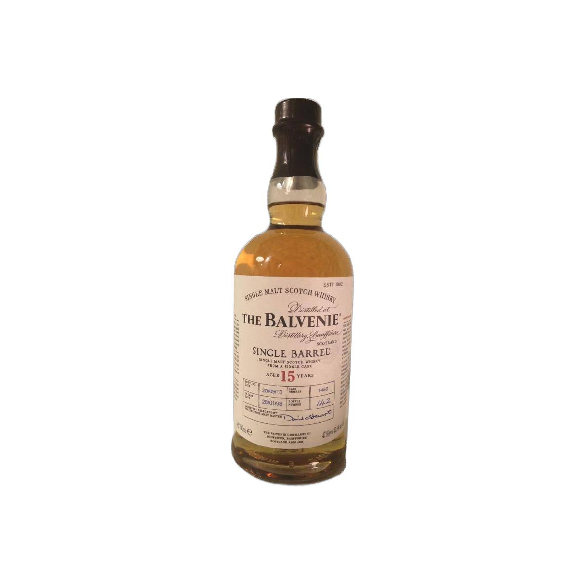 The Balvenie Single Cask 1998 15 Years Single Malt Whisky