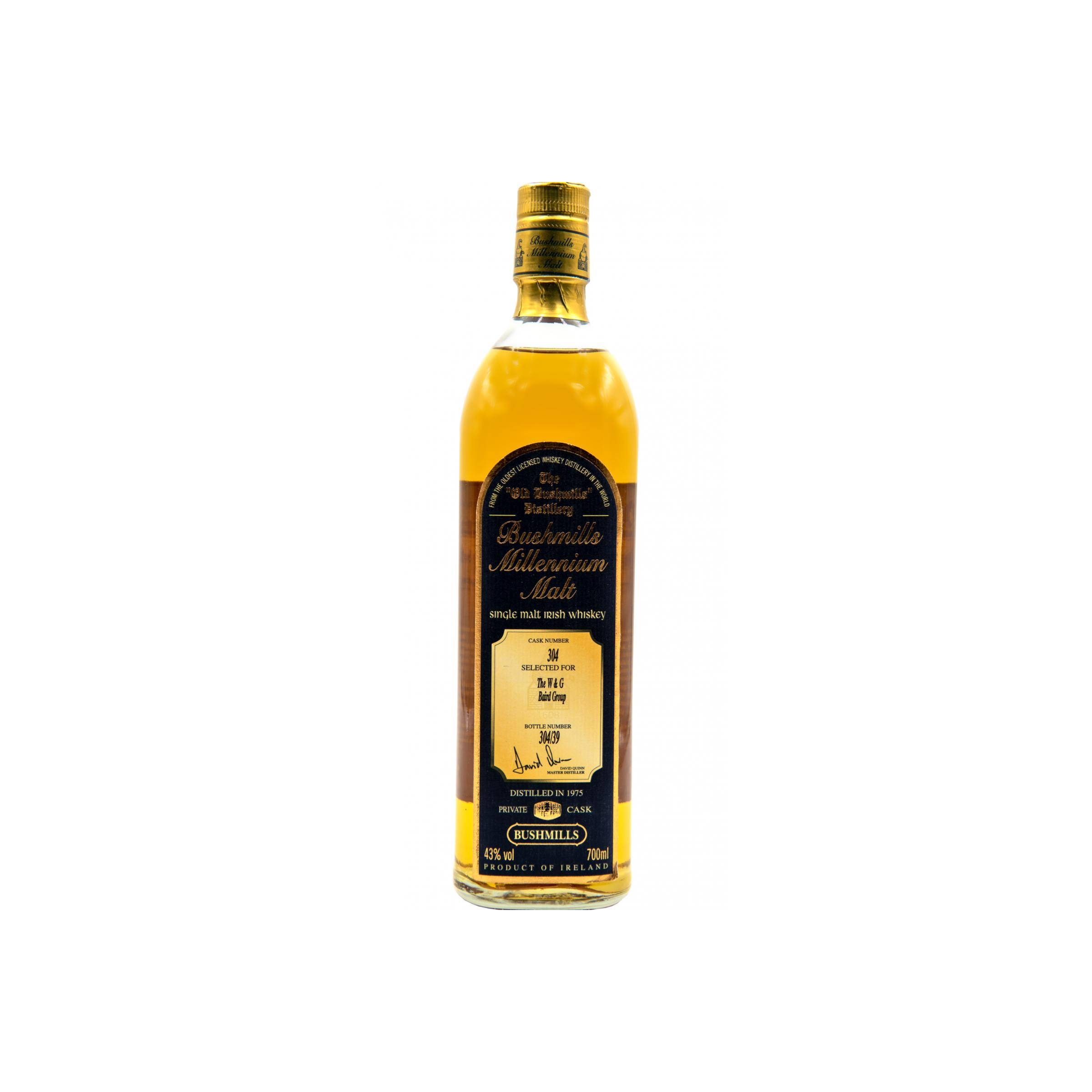 Bushmills 1975 25 Years Single Malt Whisky
