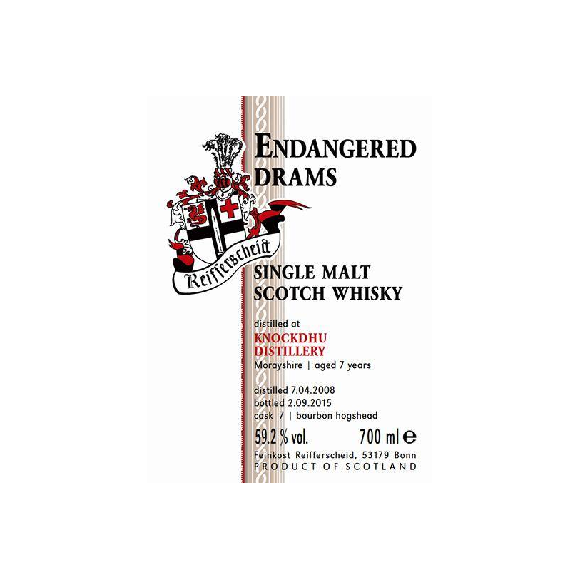 The Knockdhu 2008 7 Years Single Malt Whisky