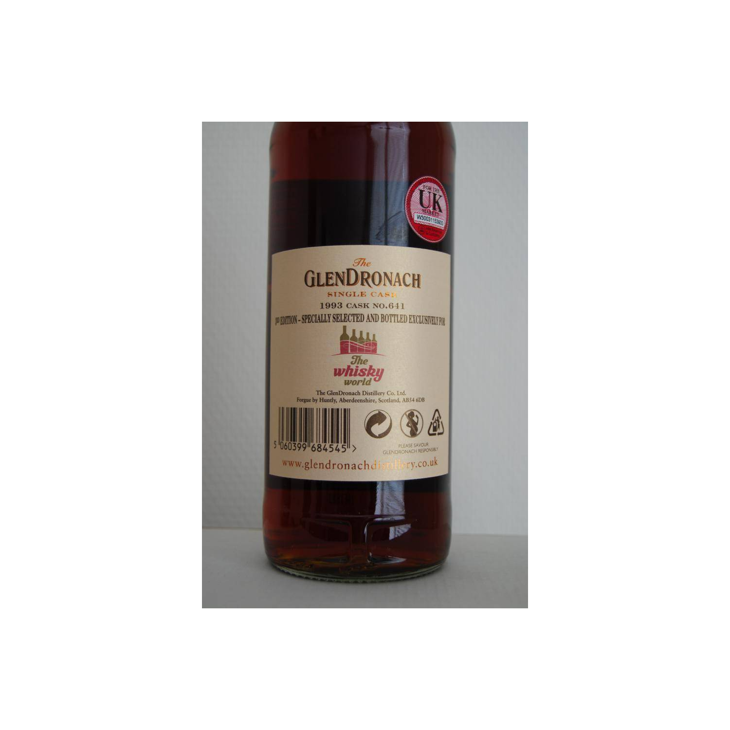 GlenDronach Single Cask 1993 23 Years Single Malt Whisky 2