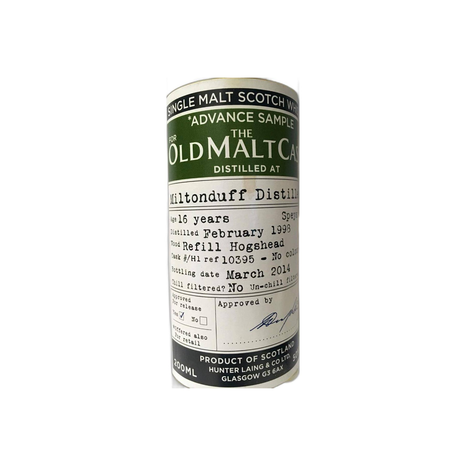 Miltonduff 1998 16 Years Single Malt Whisky 2