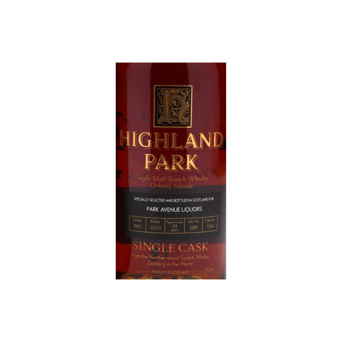 Highland Park Single Cask 1980 24 Years Single Malt Whisky 2