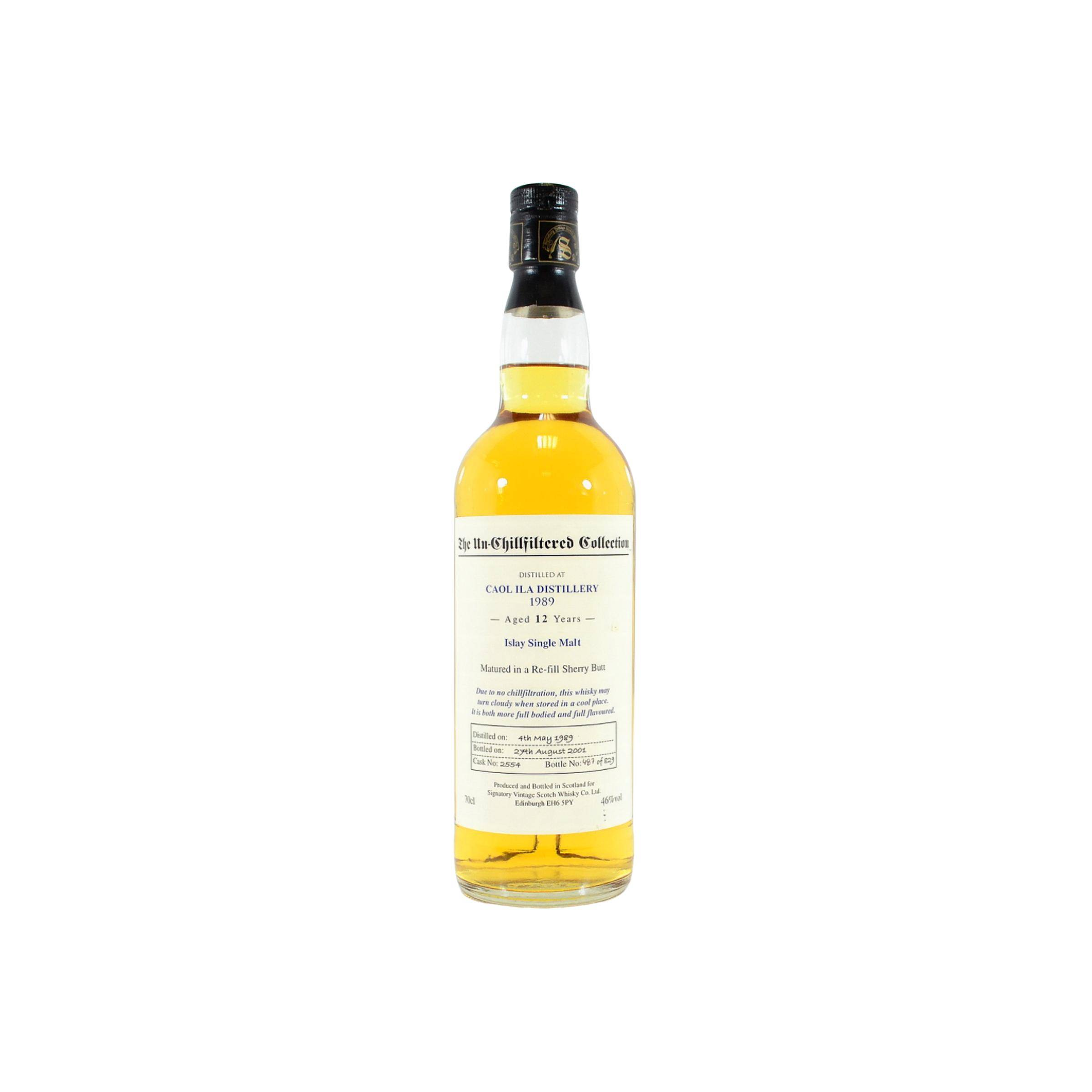 Caol Ila The Un-Chillfiltered Collection 1989 12 Years Single Malt Whisky
