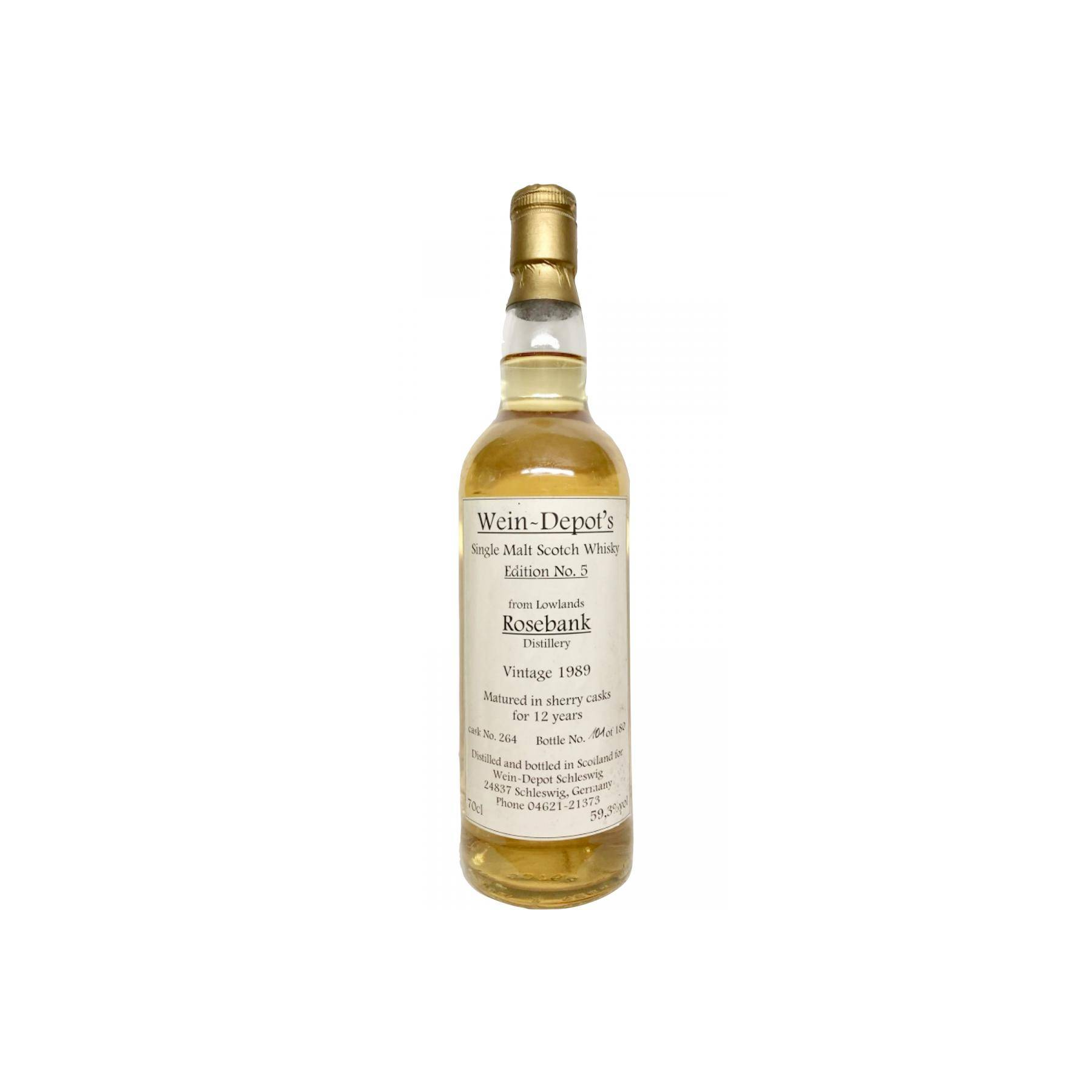 Rosebank 1989 12 Years Single Malt Whisky