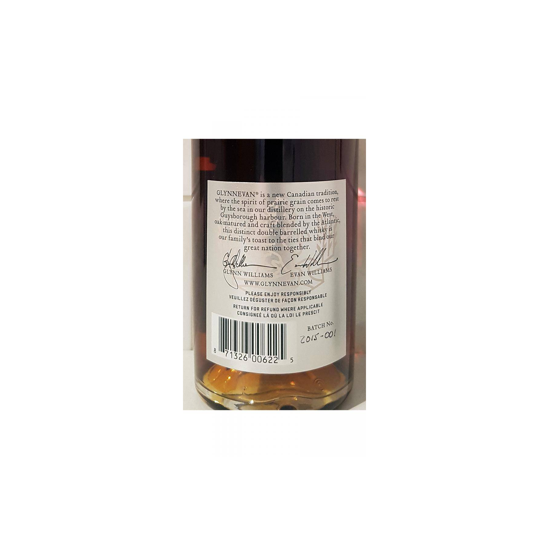 Glynnevan Double Barrelled Canadian Rye Whisky 2