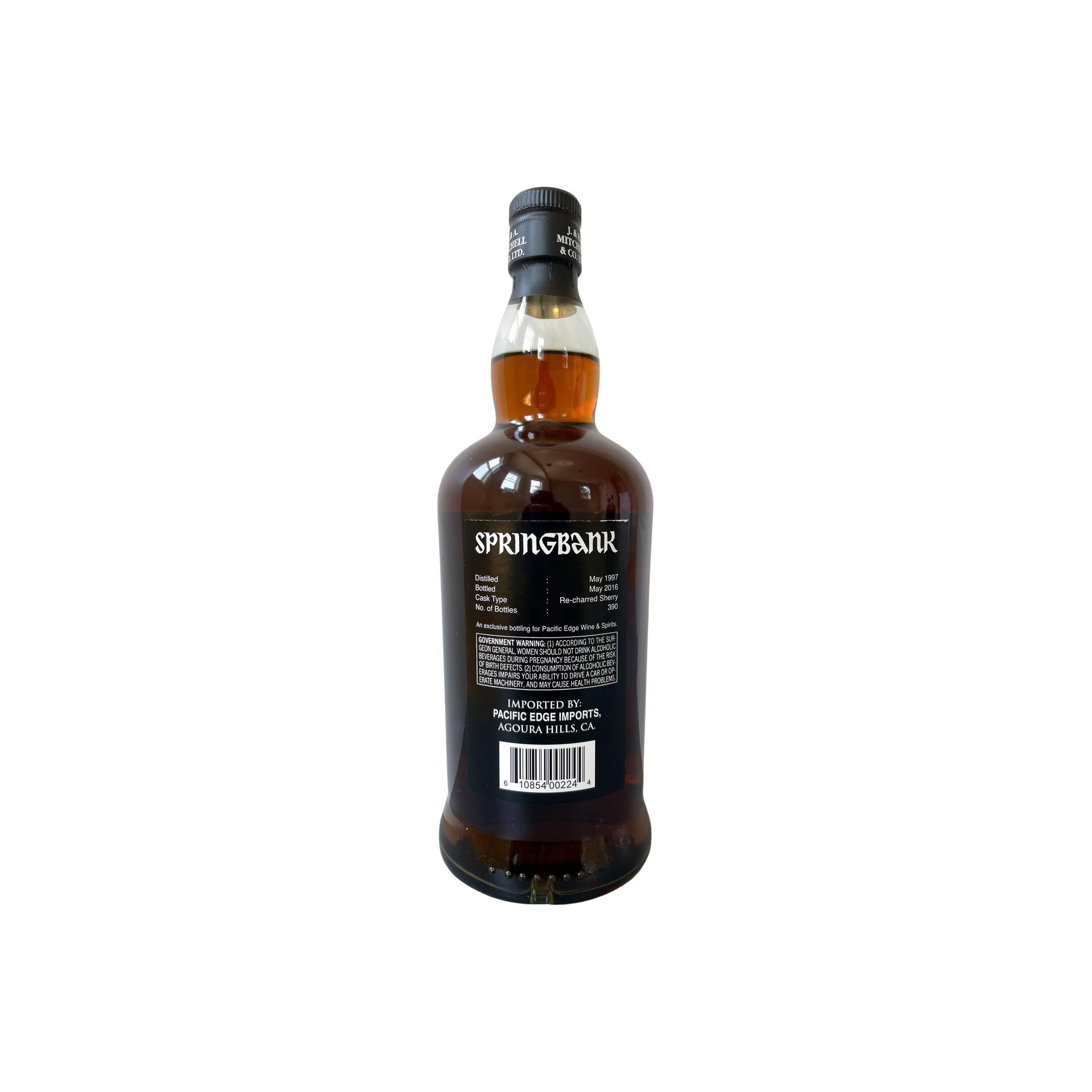 Springbank Single Cask 1997 19 Years Single Malt Whisky 2
