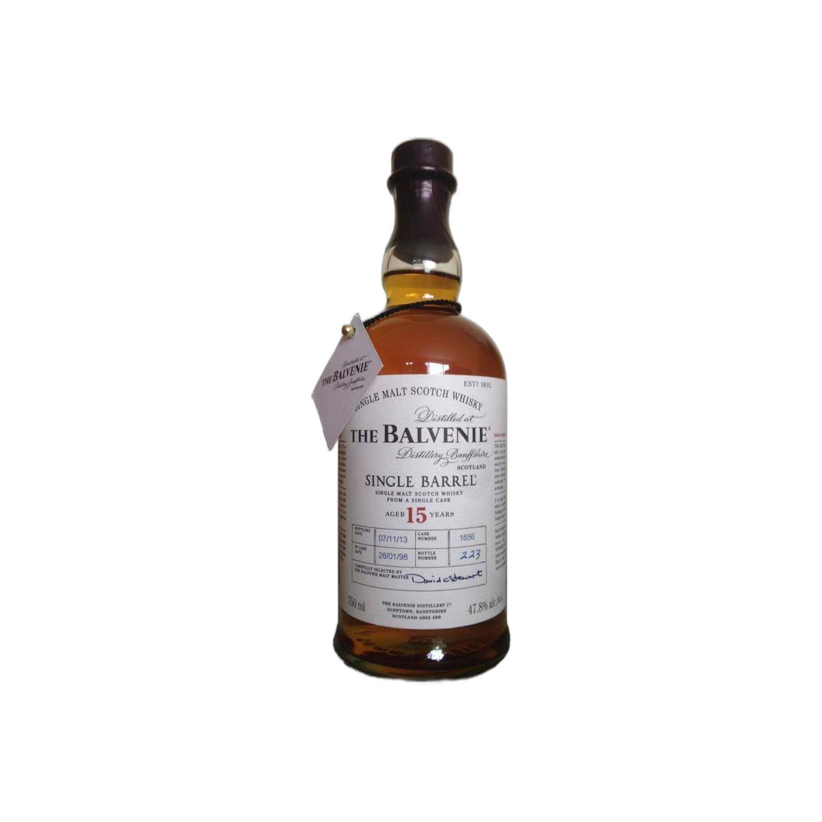 The Balvenie Single Cask 1998 15 Years Single Malt Whisky