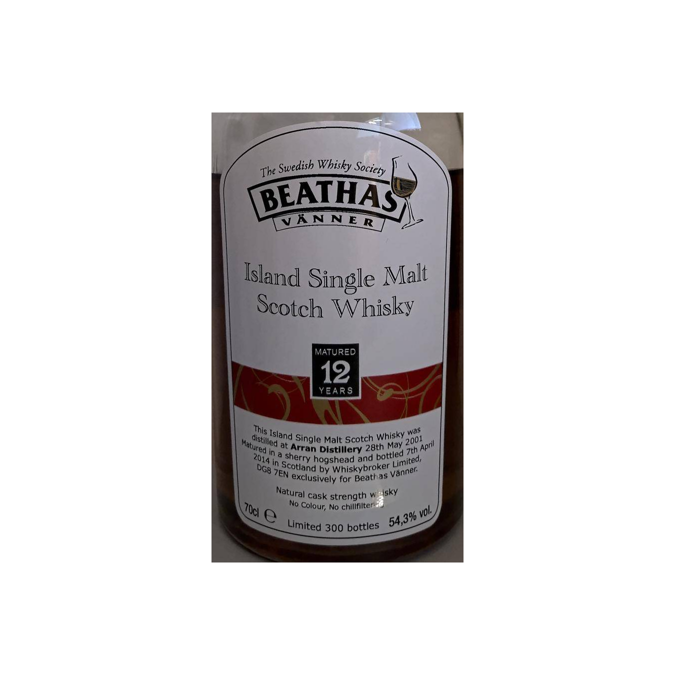 Arran 2001 12 Years Single Malt Whisky