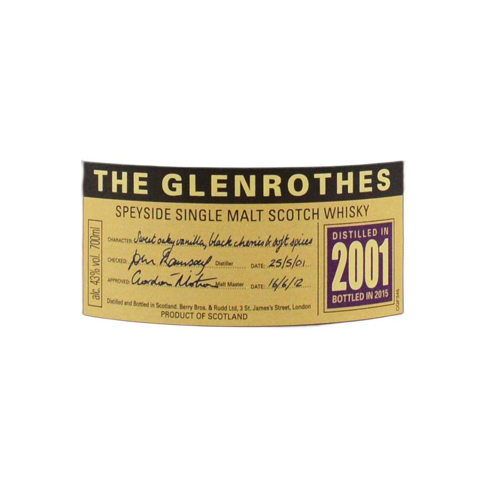 The Glenrothes 2001 14 Years Single Malt Whisky 3