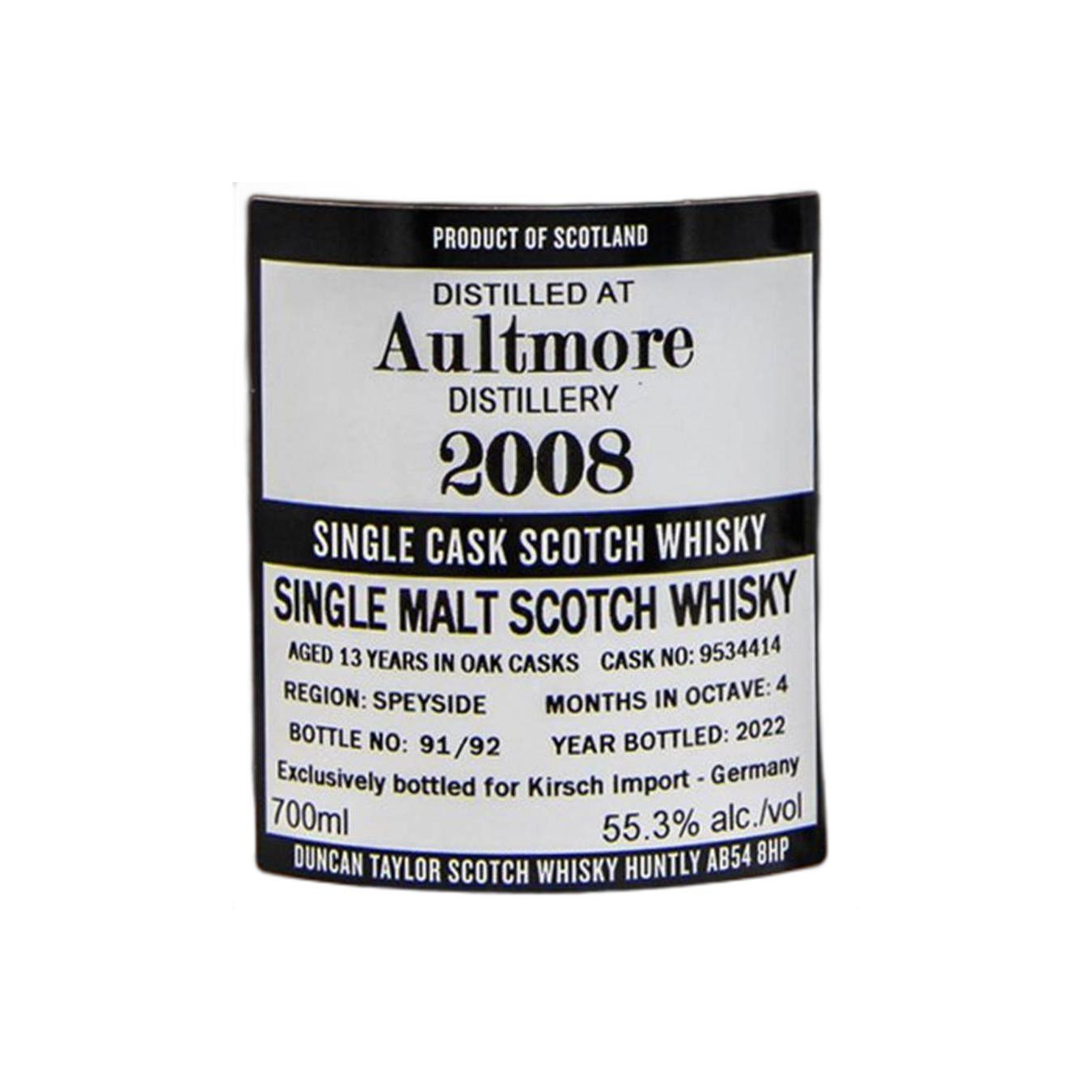 Aultmore The Octave 2008 13 Years Single Malt Whisky 3