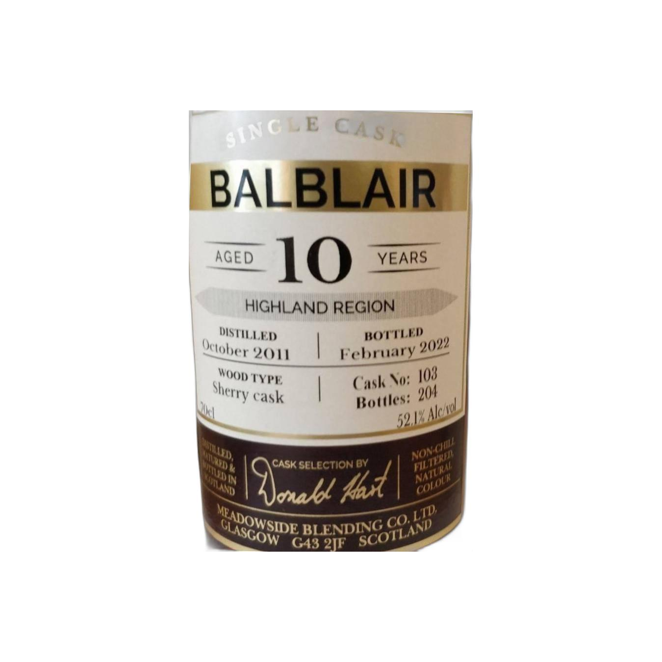 Balblair 2011 10 Years Single Malt Whisky 2