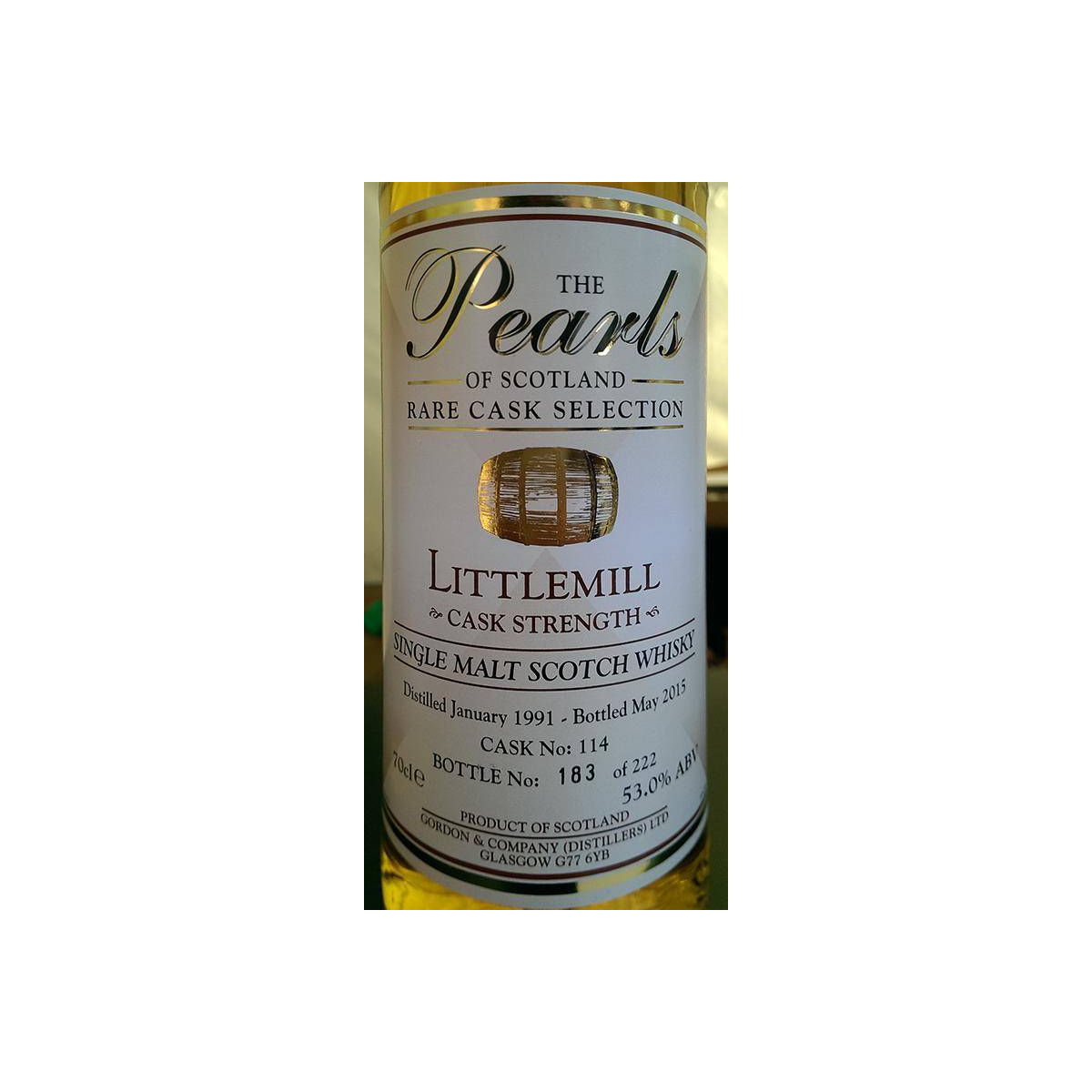 Littlemill 1991 24 Years Single Malt Whisky
