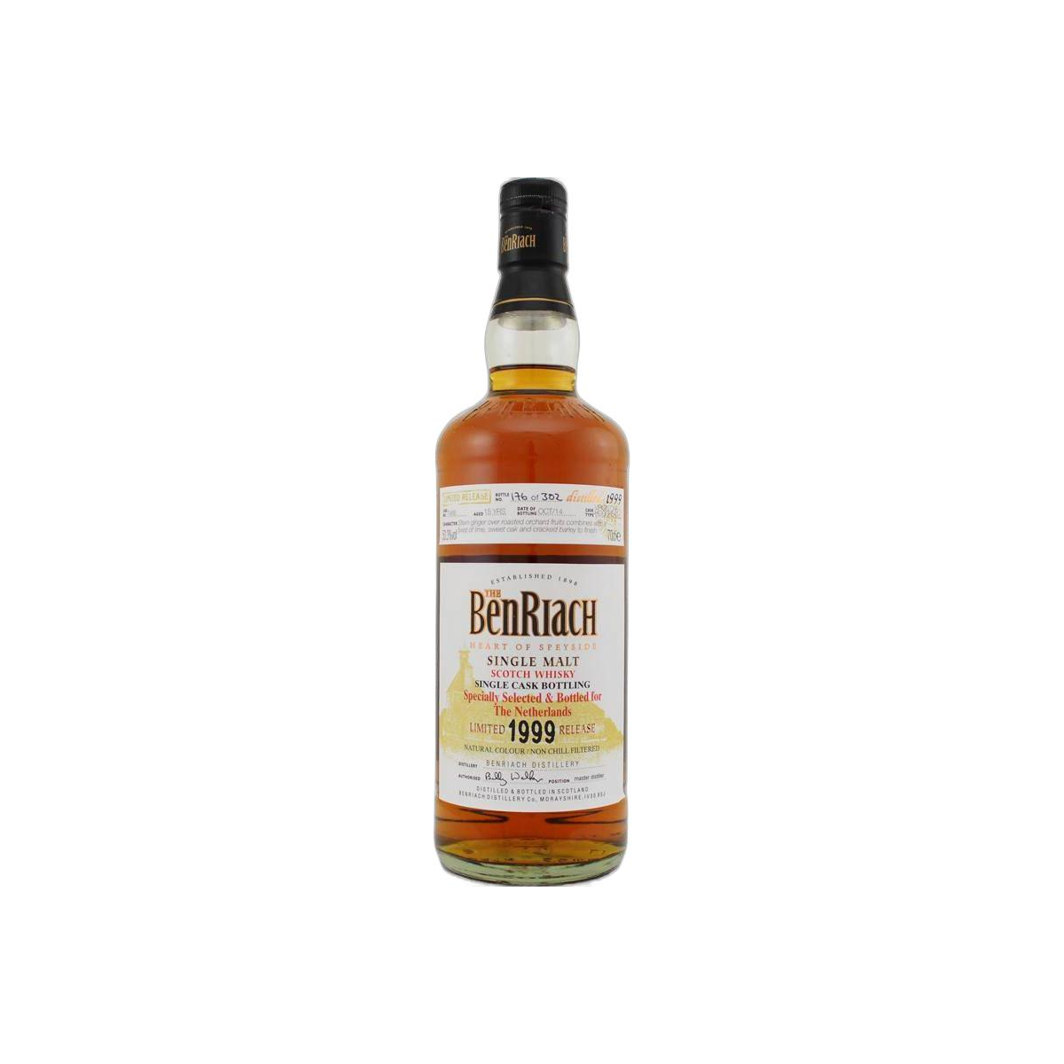 BenRiach Individual Cask Bottling 1999 15 Years Single Malt Whisky