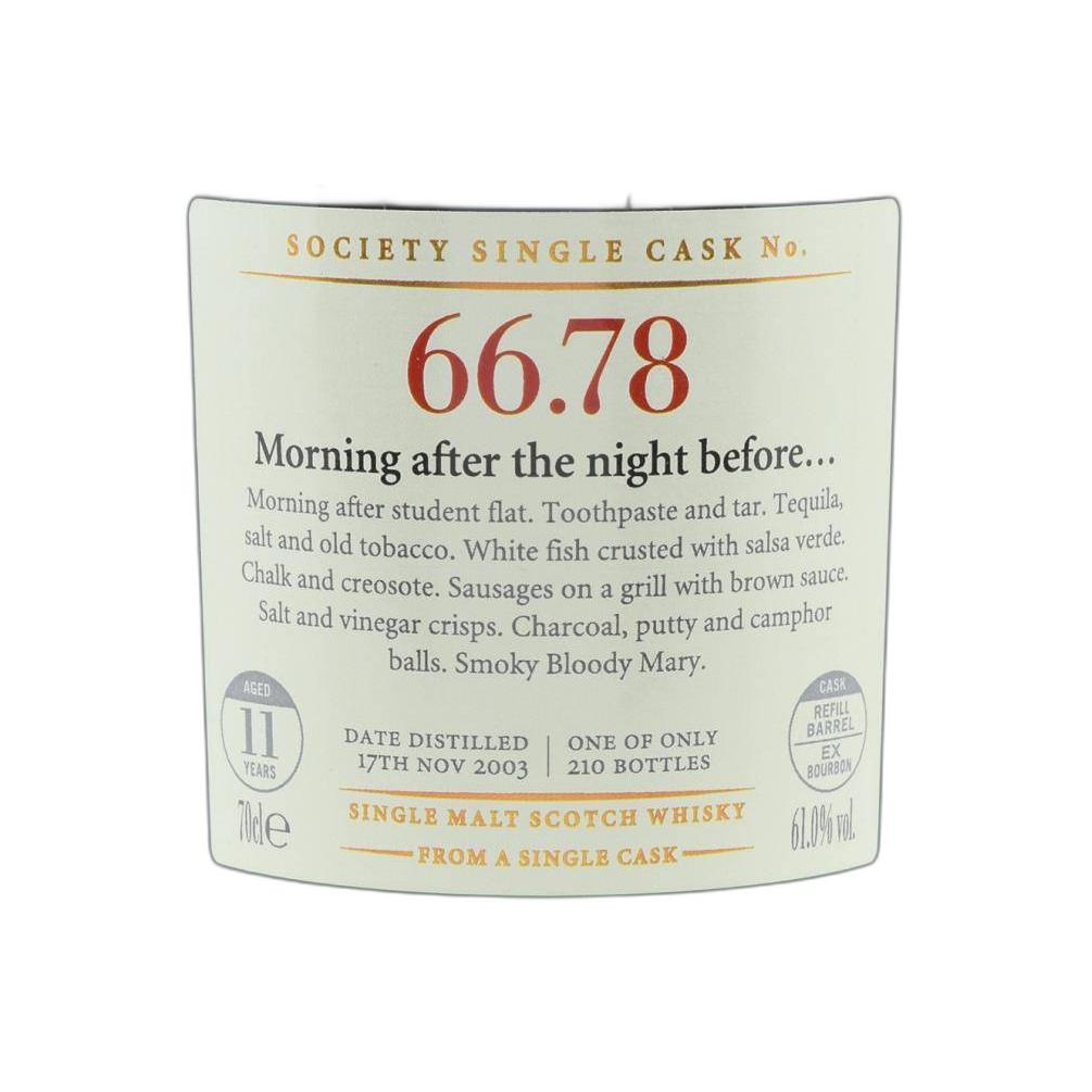 The Scotch Malt Whisky Society 2003 11 Years Single Malt Whisky 2