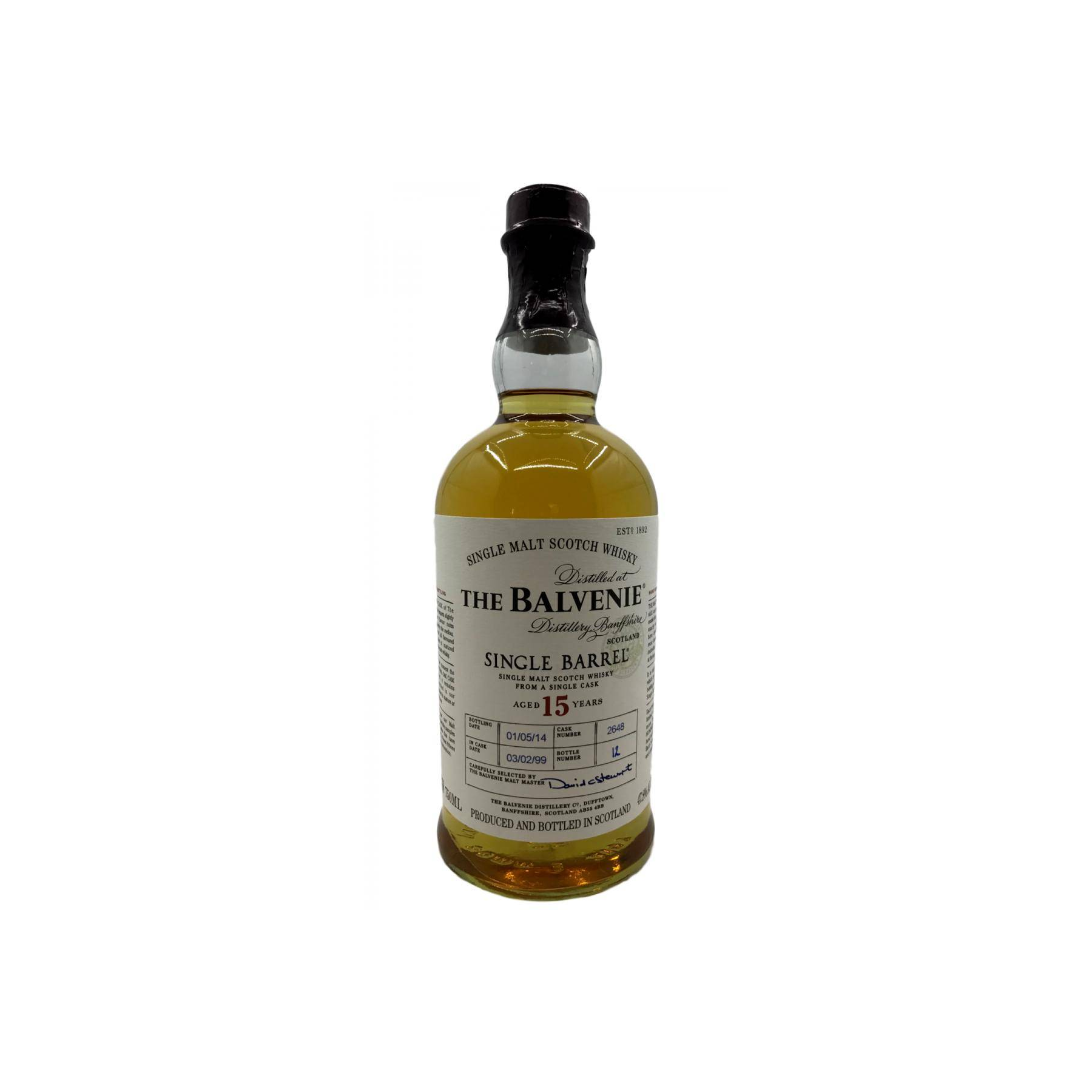 The Balvenie Single Cask 1999 15 Years Single Malt Whisky