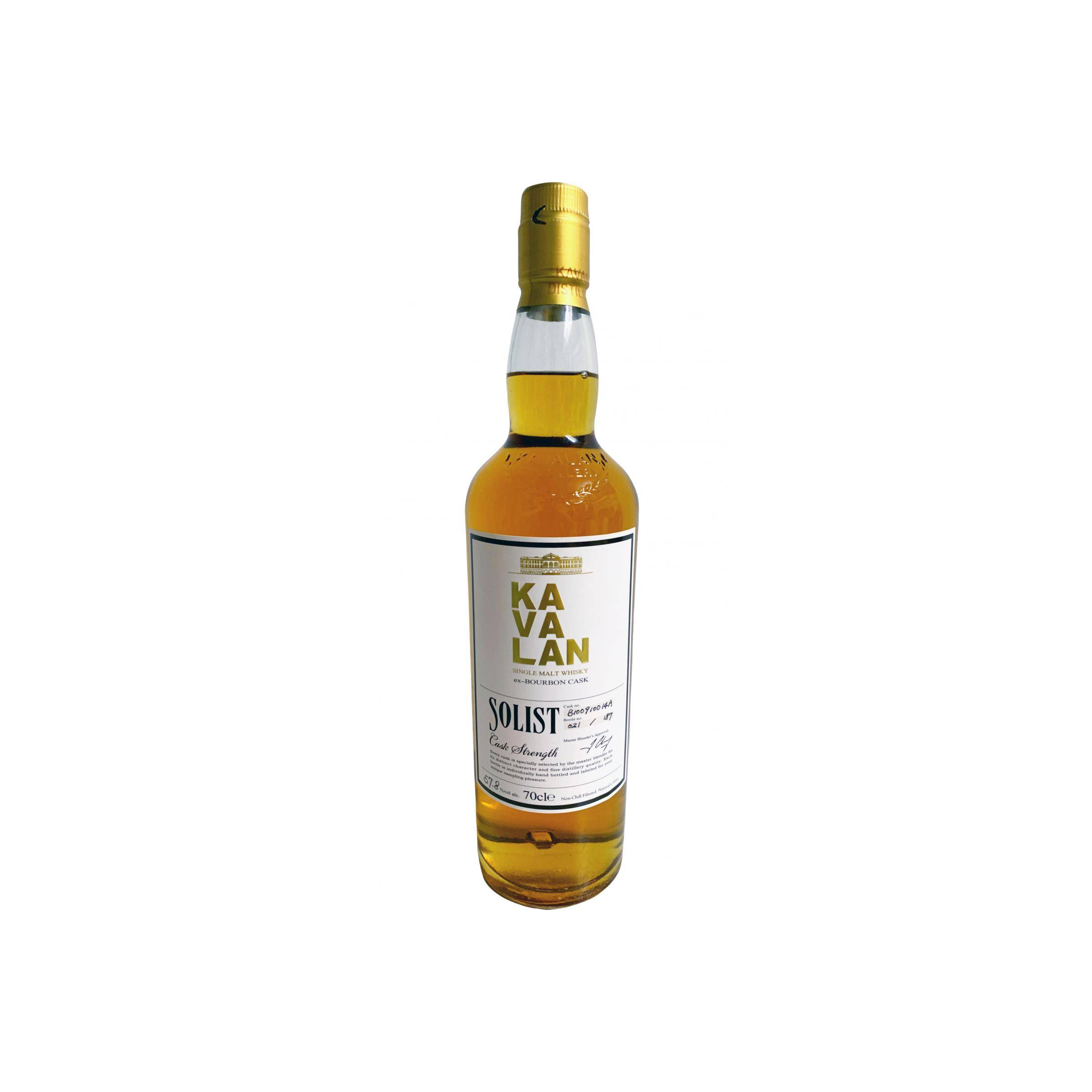 Kavalan ex-Bourbon Cask 2010 4 Years Single Malt Whisky