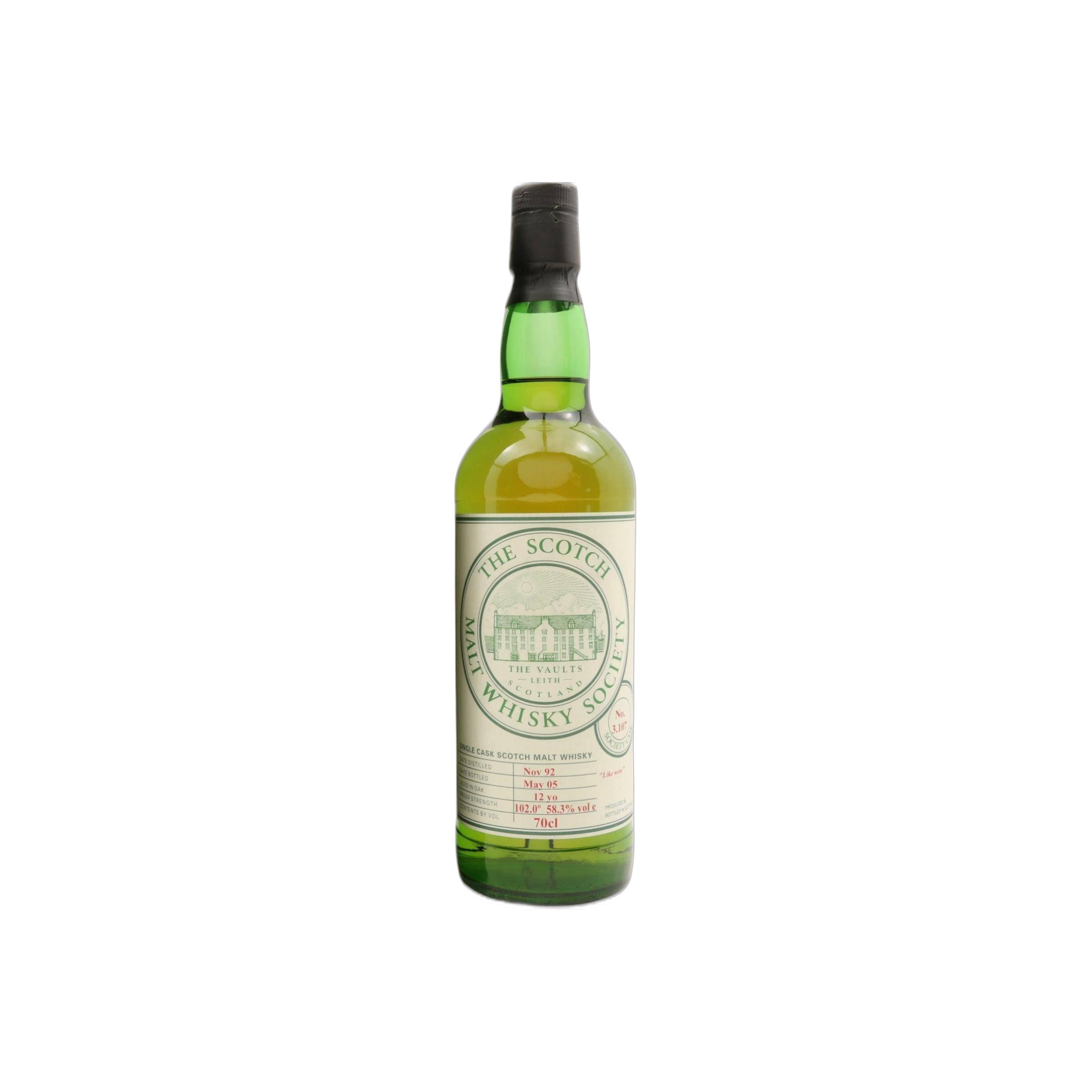 The Scotch Malt Whisky Society 1992 12 Years Single Malt Whisky