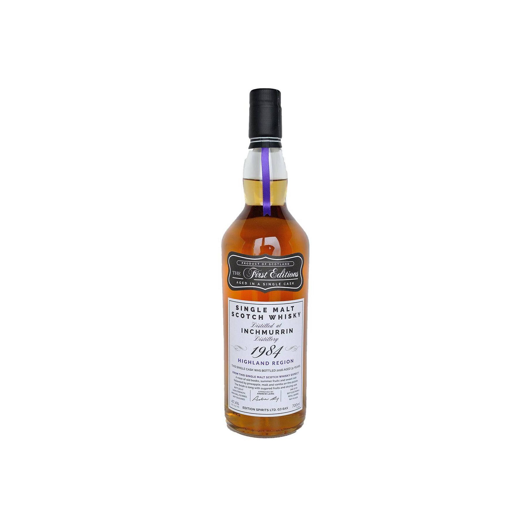 Loch Lomond The First Editions 1984 31 Years Single Malt Whisky