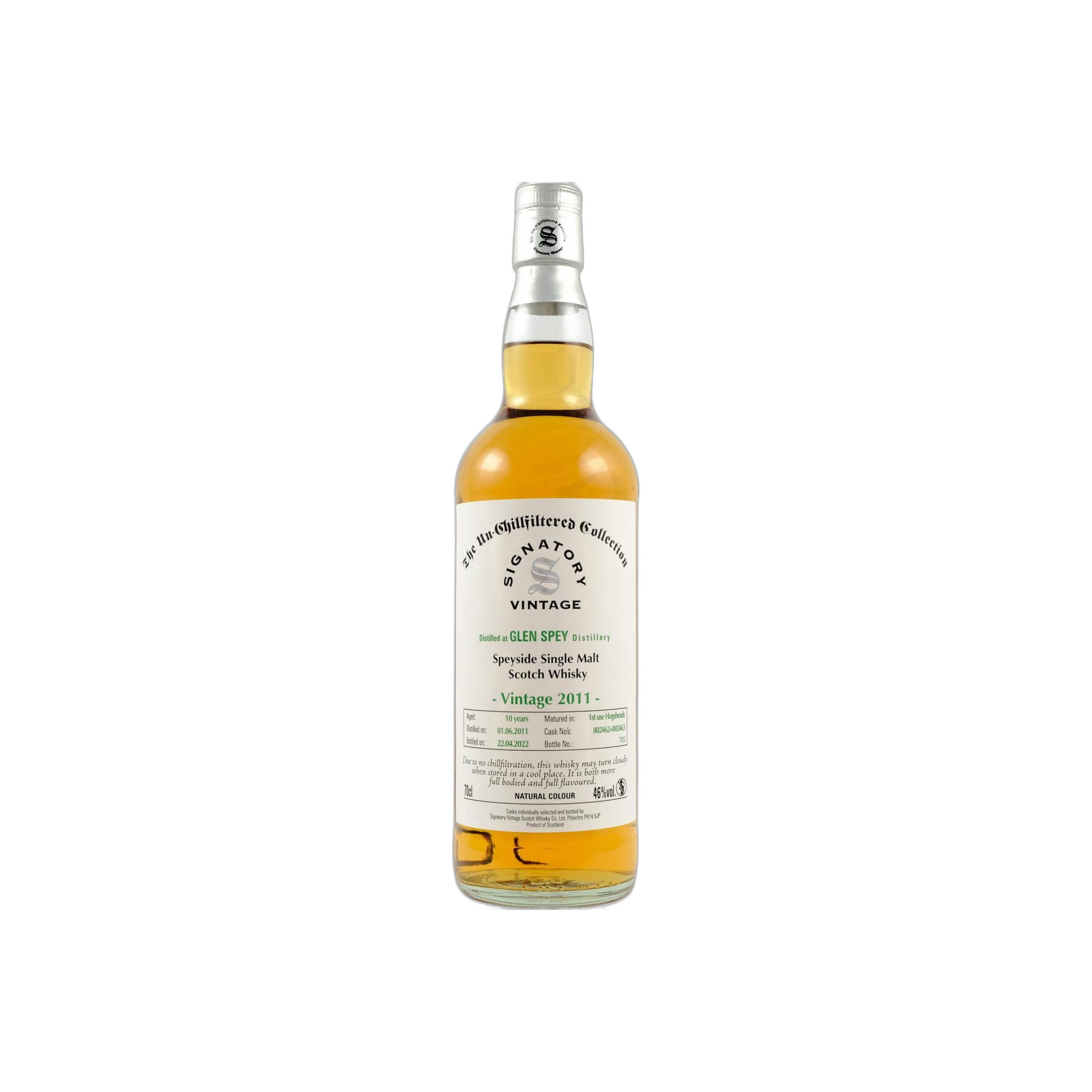 Glen Spey The Un-Chillfiltered Collection 2011 10 Years Single Malt Whisky