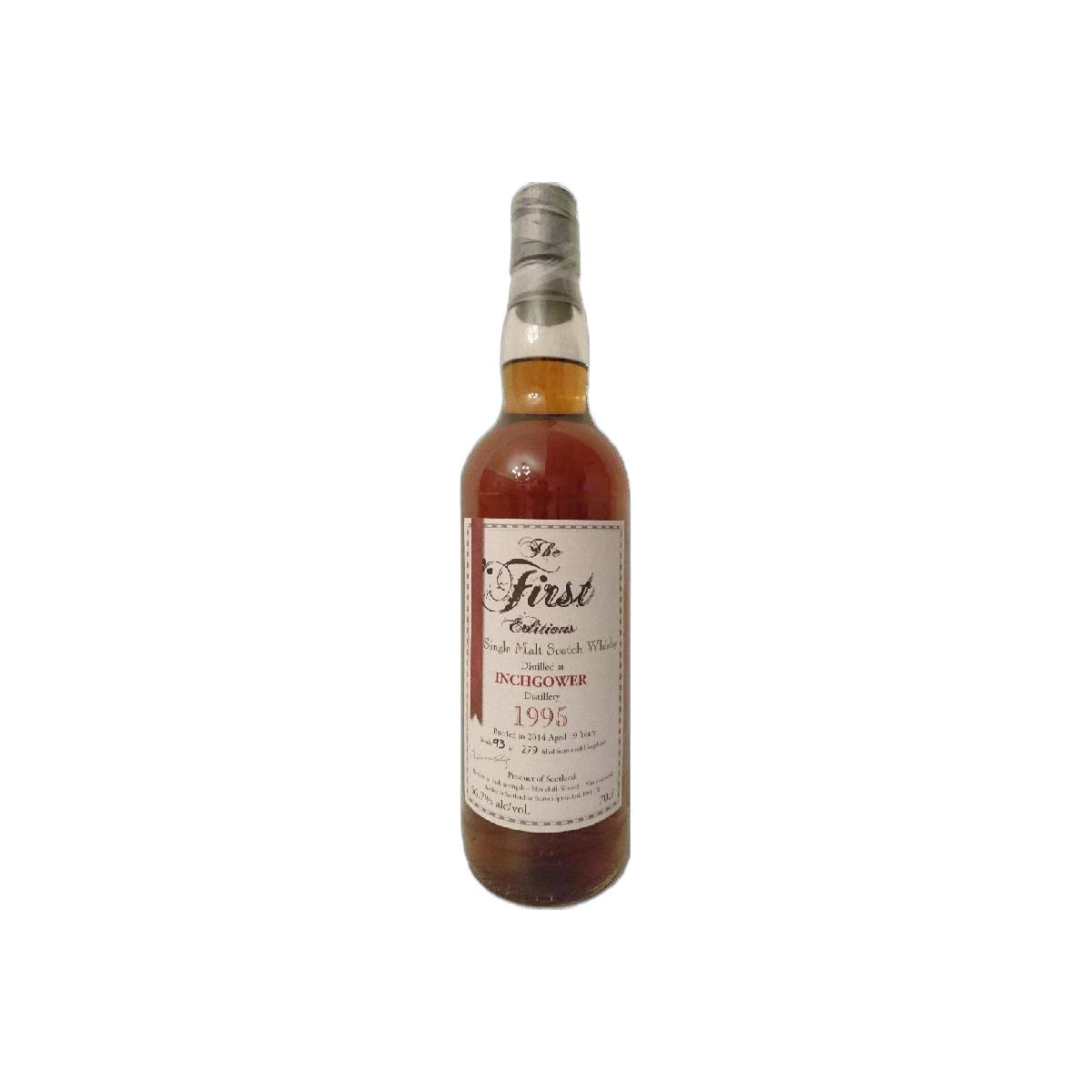 Inchgower The First Editions 1995 19 Years Single Malt Whisky