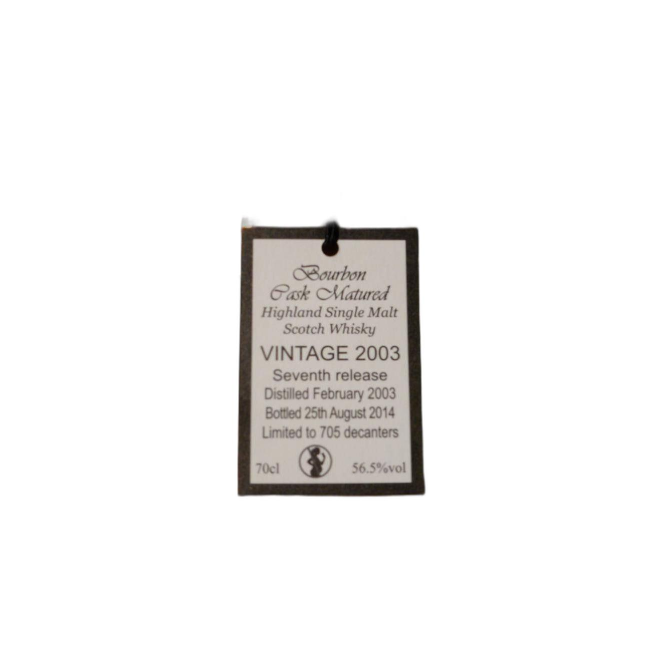 Edradour 2003 11 Years Single Malt Whisky 3