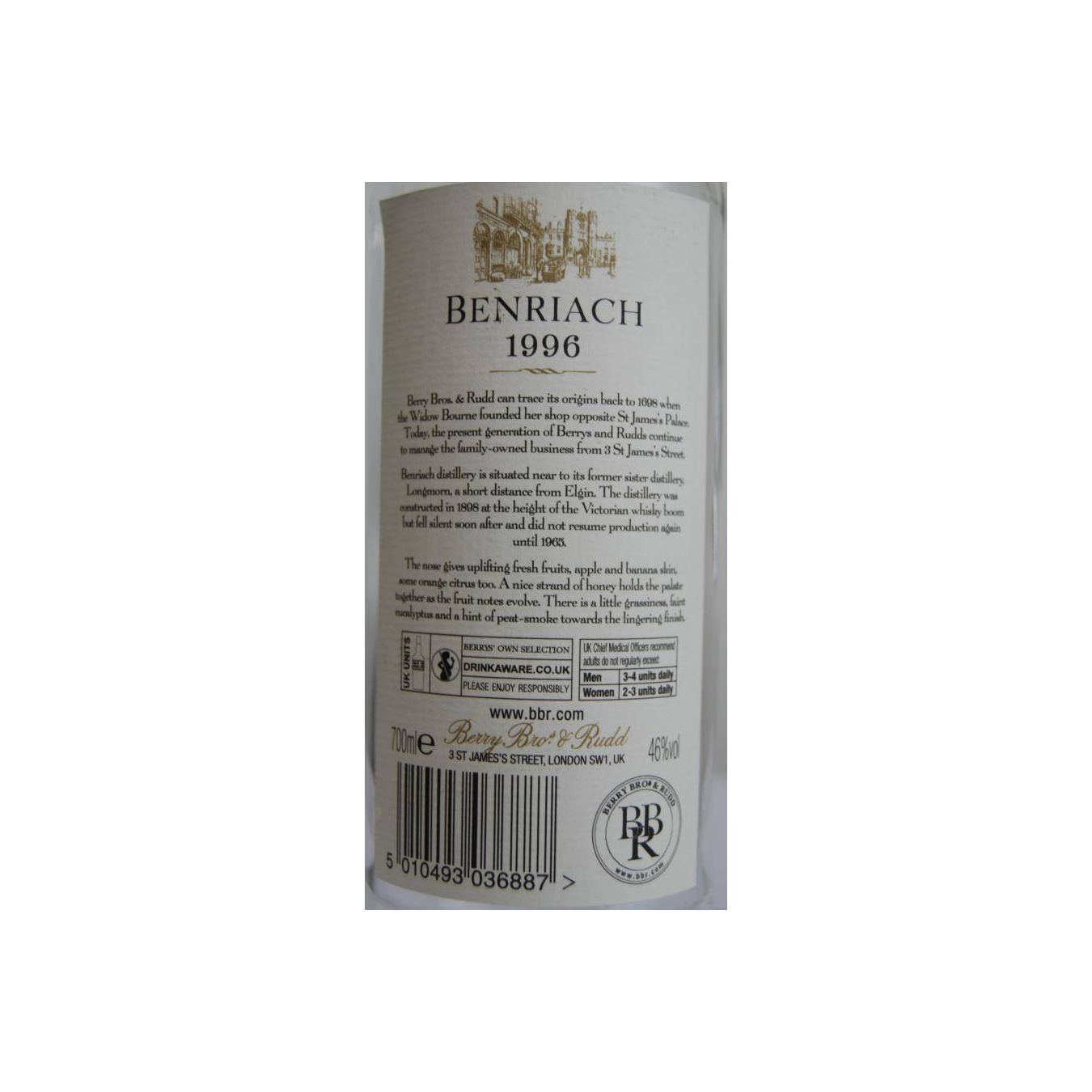 BenRiach 1996 18 Years Single Malt Whisky 2