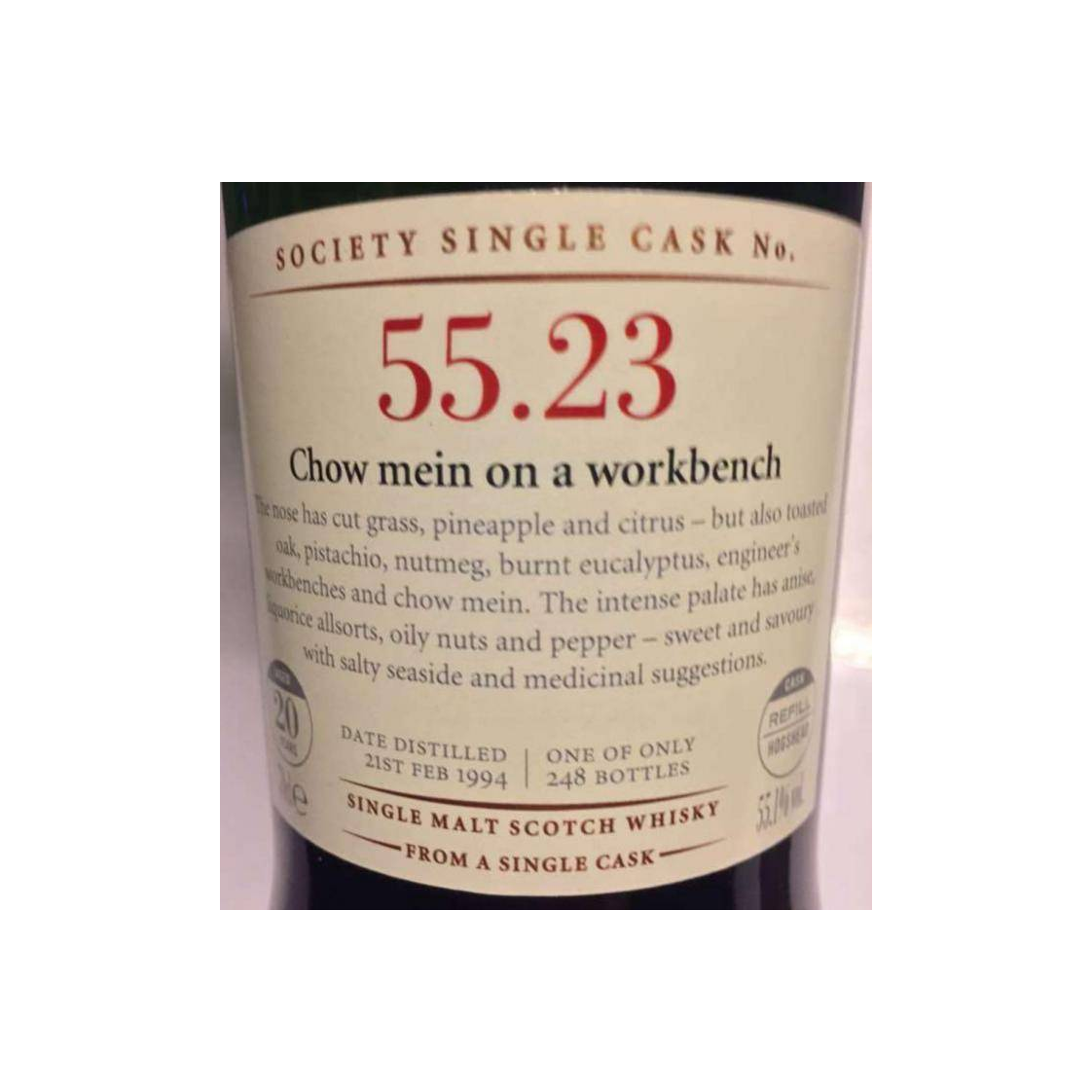The Scotch Malt Whisky Society 1994 20 Years Single Malt Whisky 2